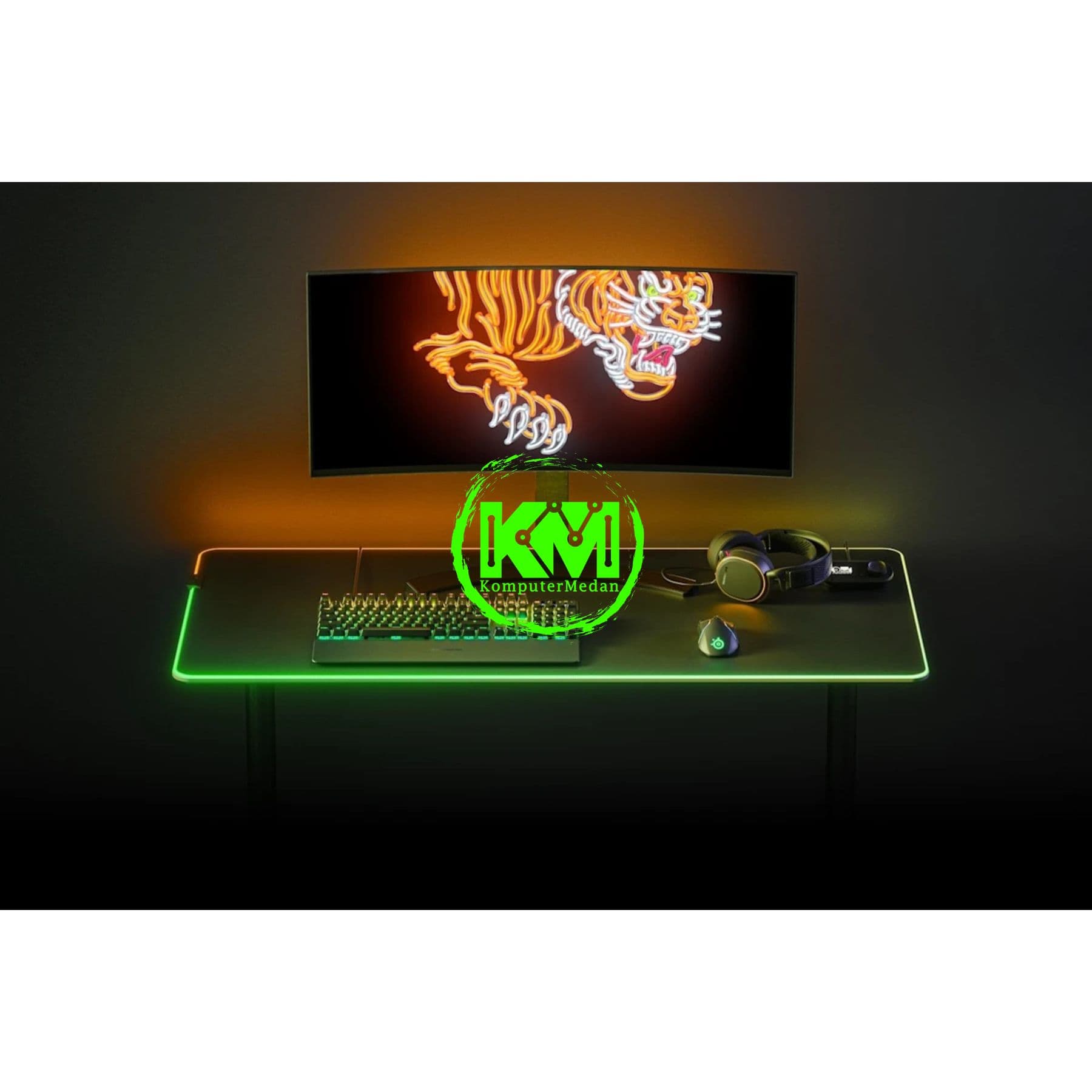 STEELSERIES QCK PRISM CLOTH 3XL RGB GAMING MOUSEPAD (1220x590x4MM) - Image 5