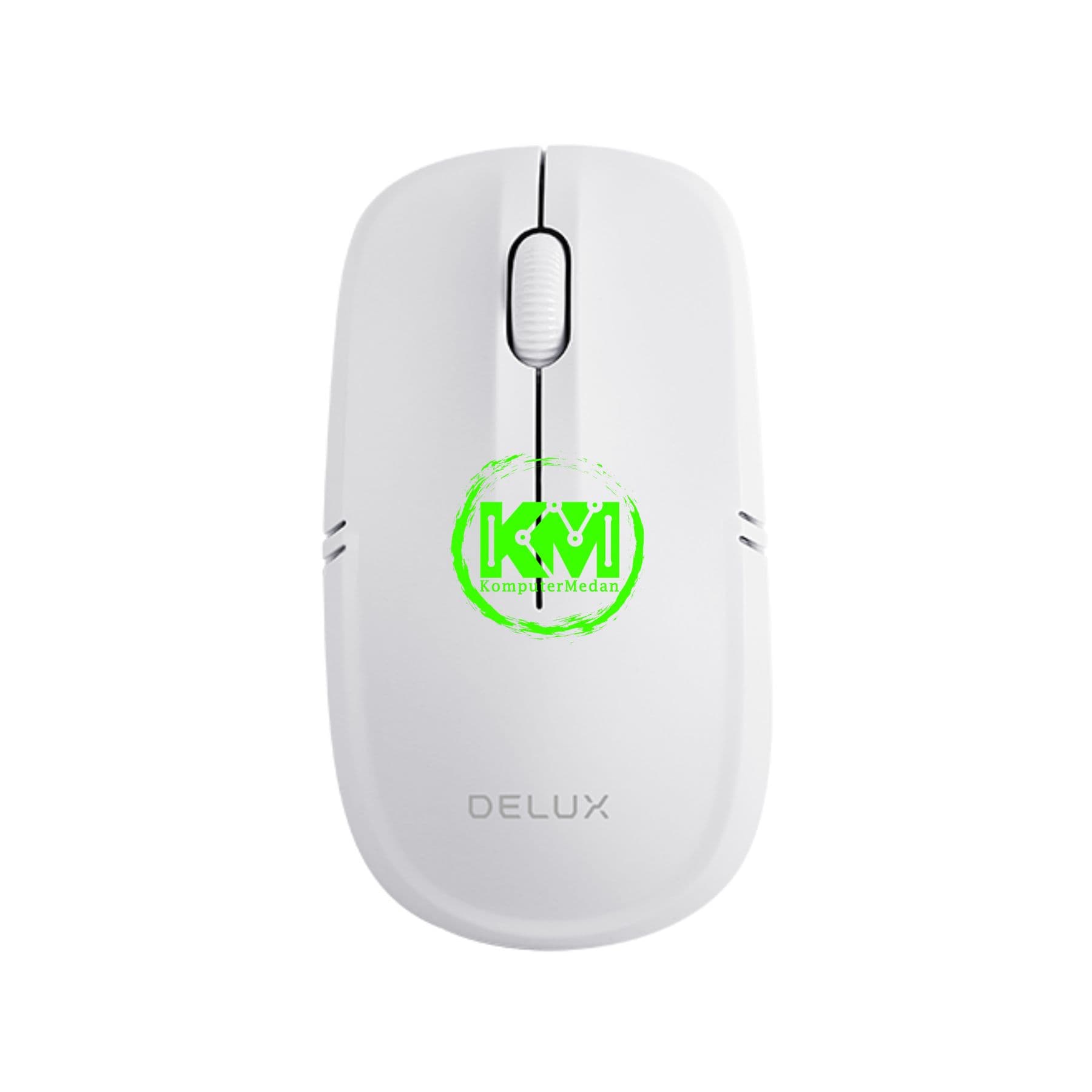 DELUX M136 WHITE (M139GX) WIRELESS GAMING MOUSE - Image 1