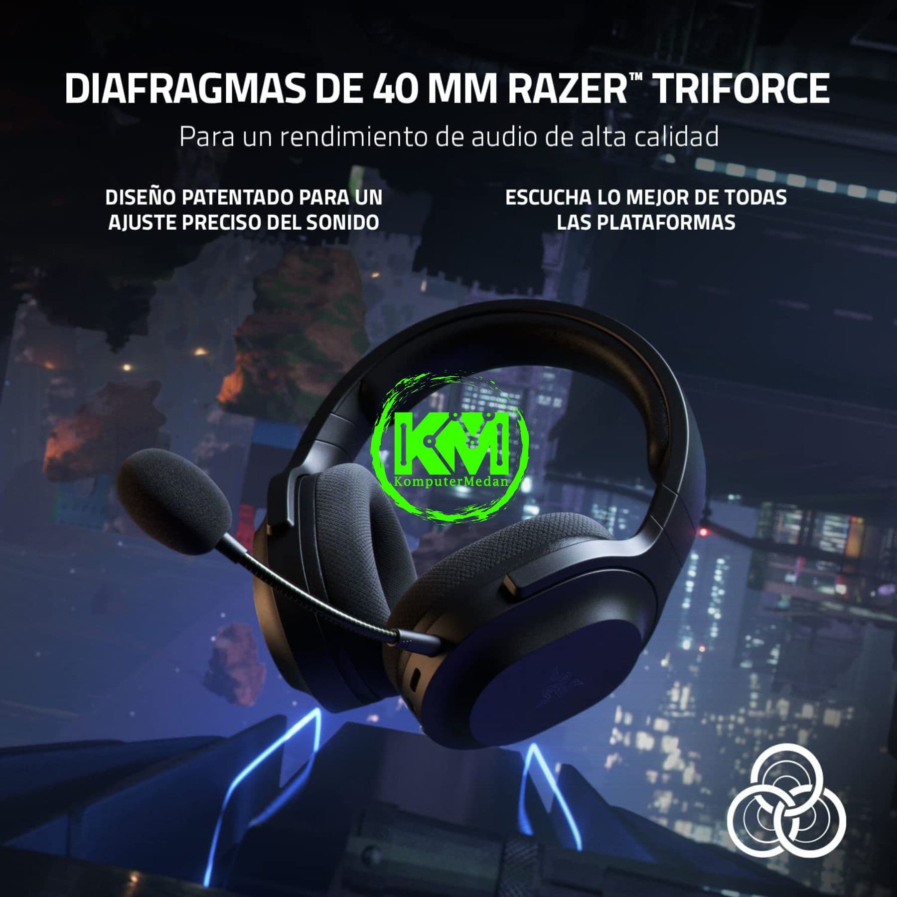 RAZER HEADSET BARRACUDA X 2022 - WIRELESS BLACK - Image 4