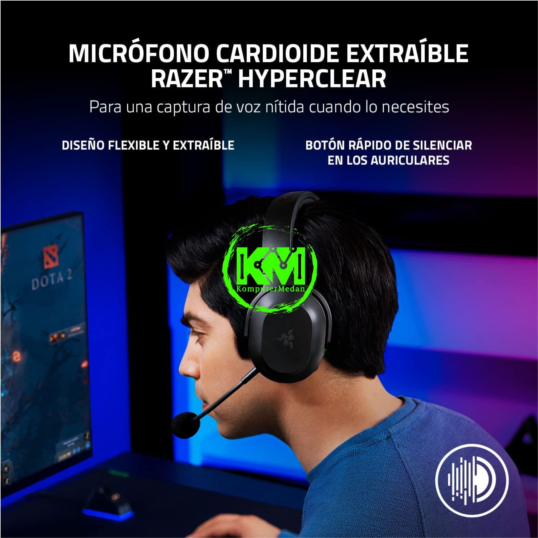 RAZER HEADSET BARRACUDA X 2022 - WIRELESS BLACK - Image 6