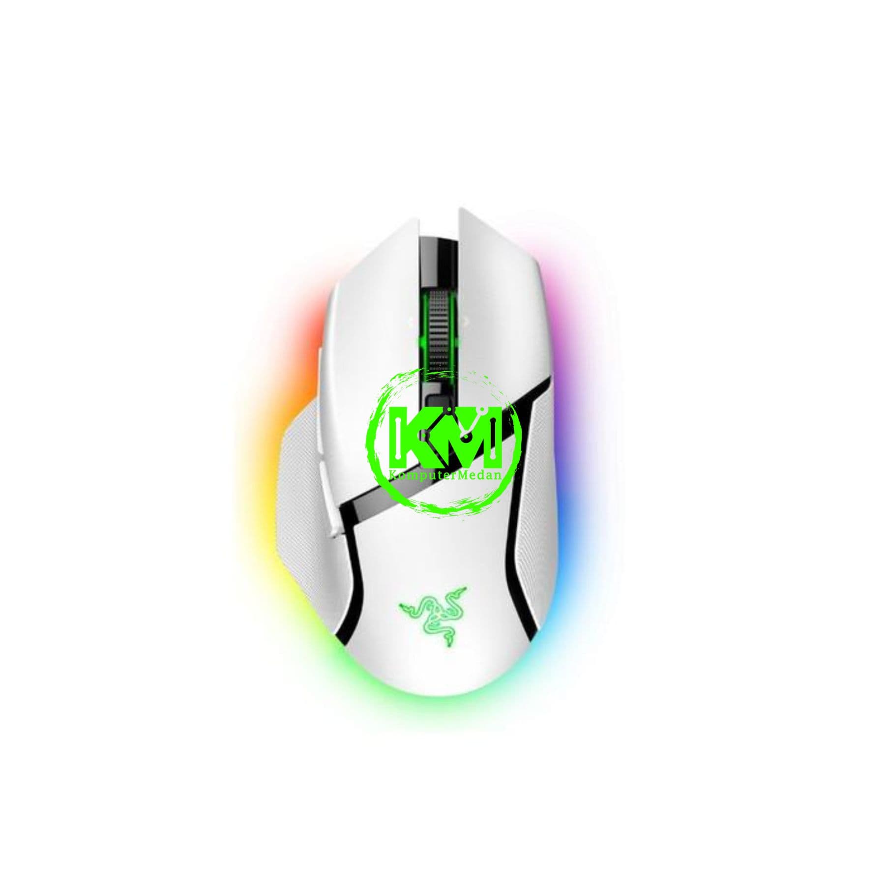 RAZER MOUSE BASILISK V3 PRO ERGONOMIC WIRELESS - BLACK/WHITE - Image 3