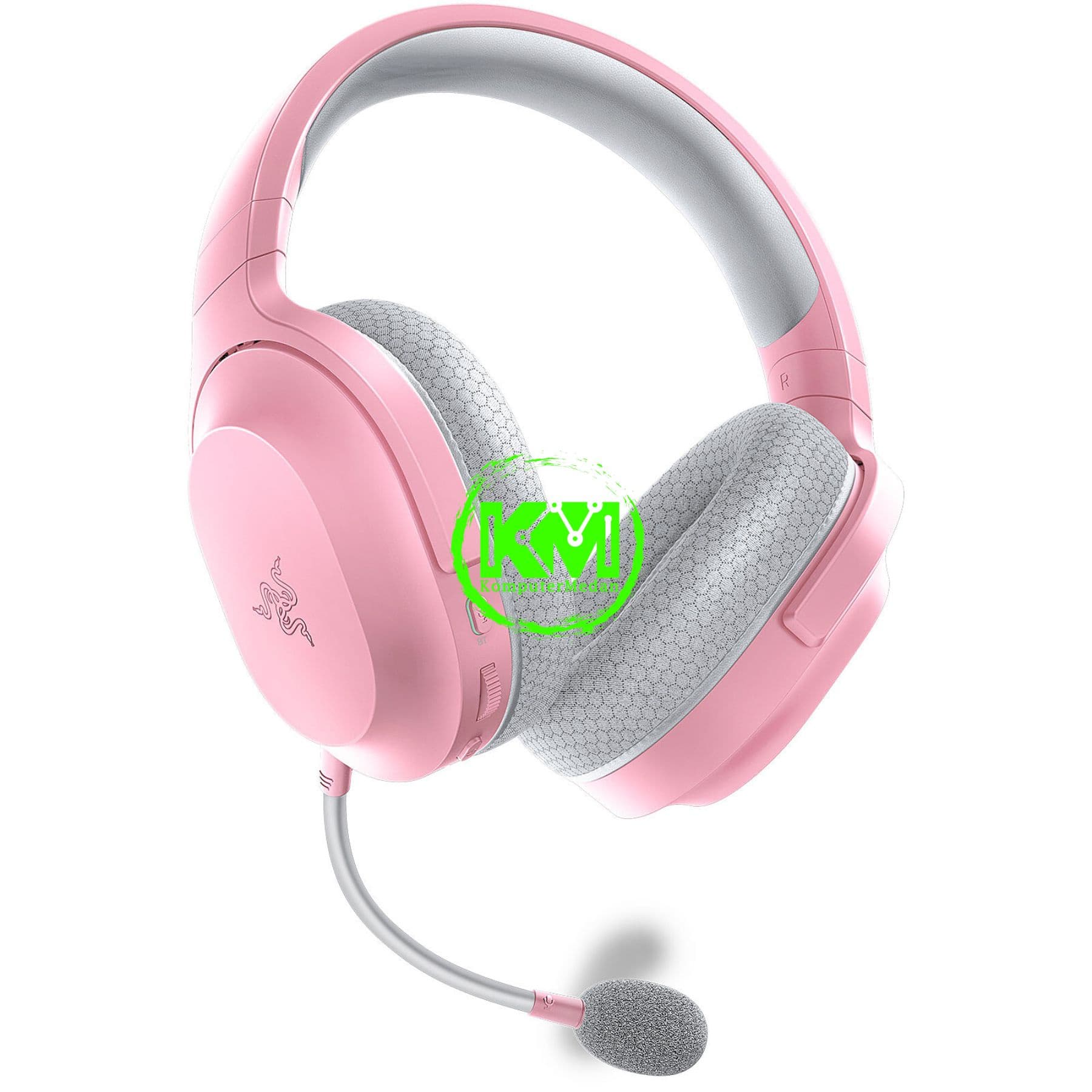 RAZER HEADSET BARRACUDA X 2022 - WIRELESS MERCURY/QUARTZ - Image 6
