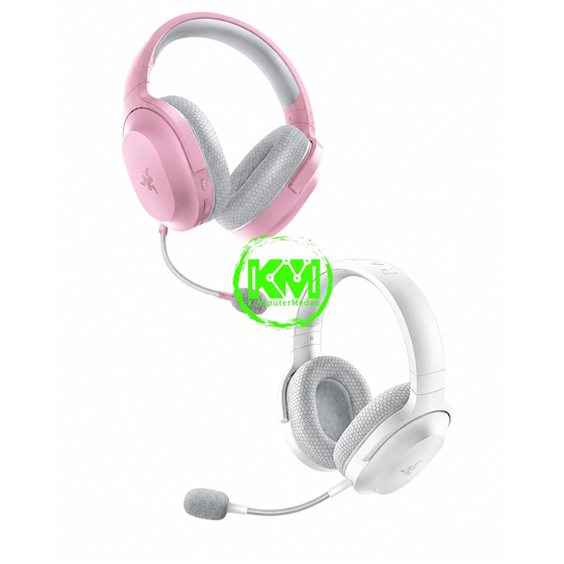 RAZER HEADSET BARRACUDA X 2022 - WIRELESS MERCURY/QUARTZ - Image 1