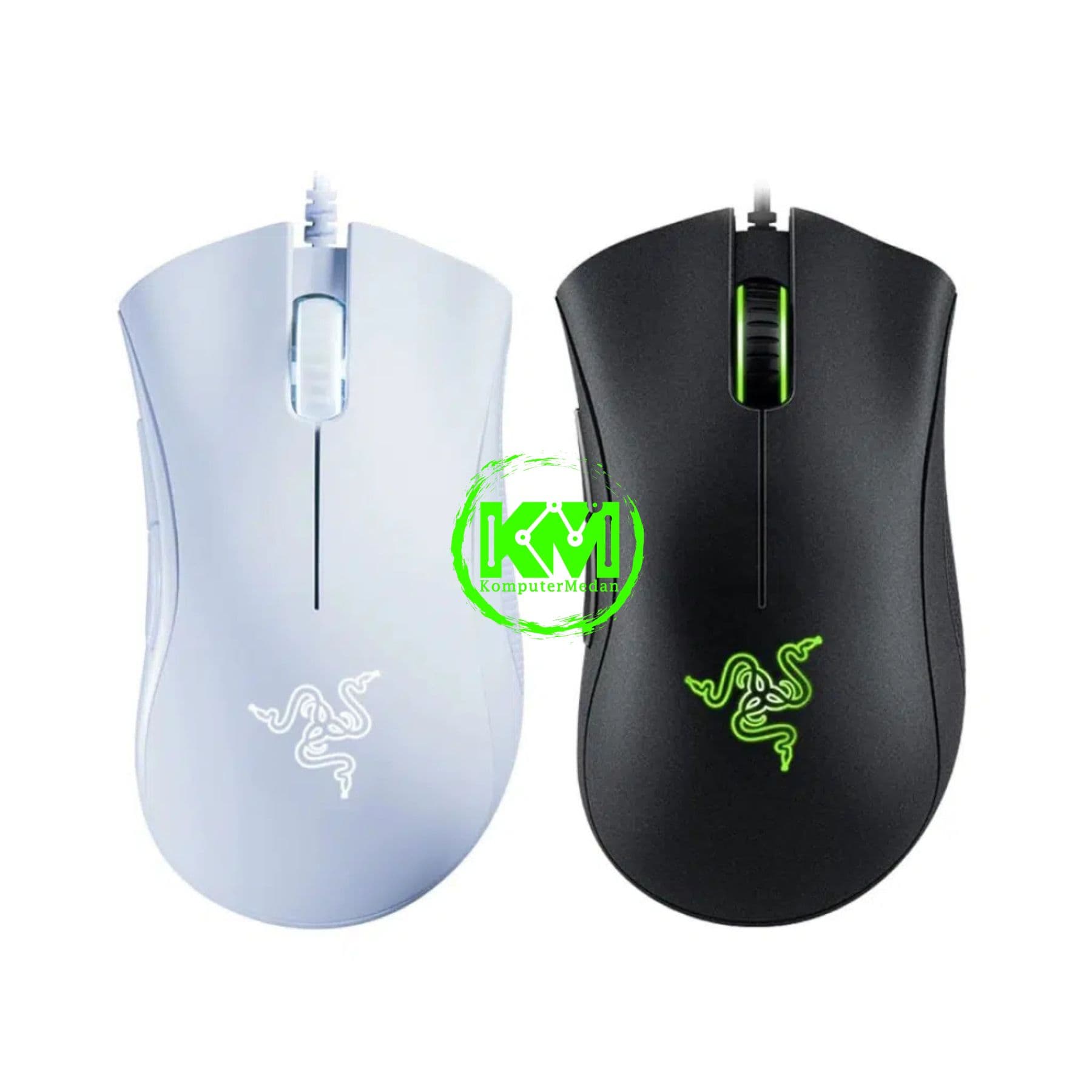 RAZER MOUSE DEATHADDER ESSENTIALS - BLACK/WHITE