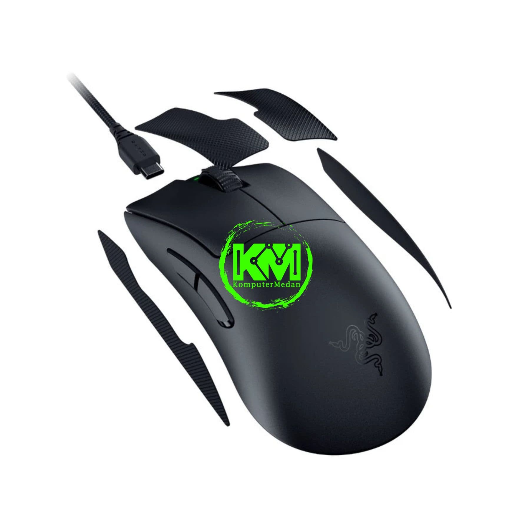 RAZER MOUSE DEATHADDER V3 PRO ERGONOMIC WIRELESS - BLACK - Image 2