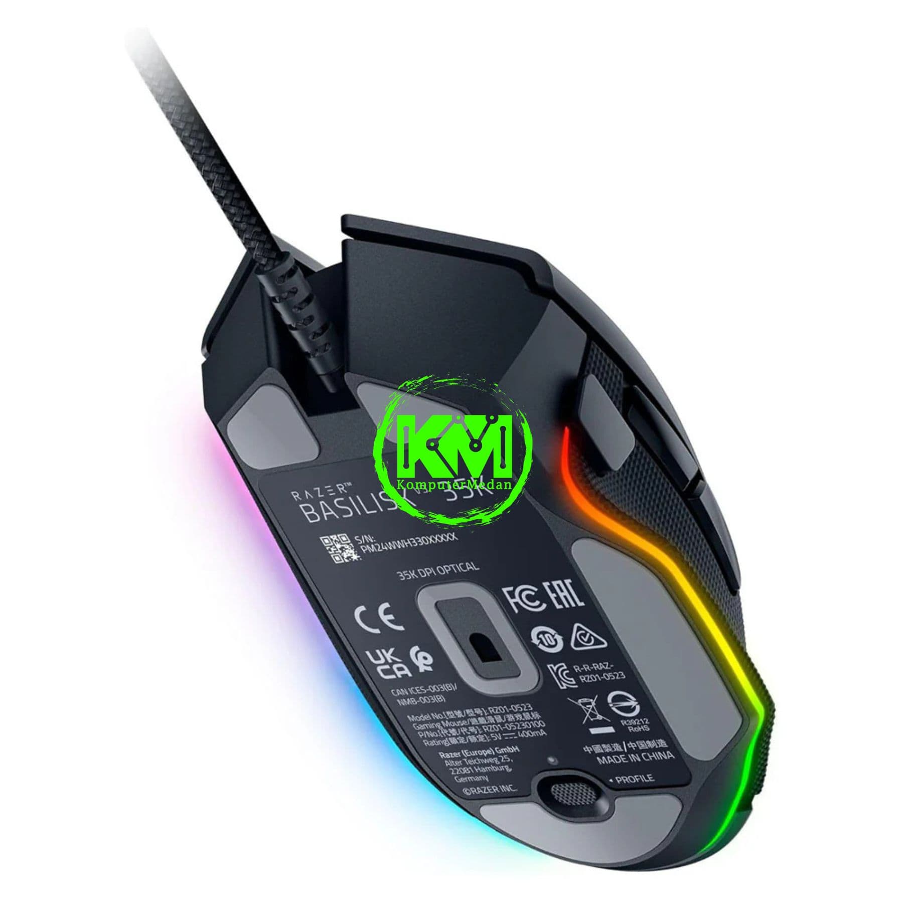 RAZER MOUSE BASILISK V3 35K WIRED - Image 3
