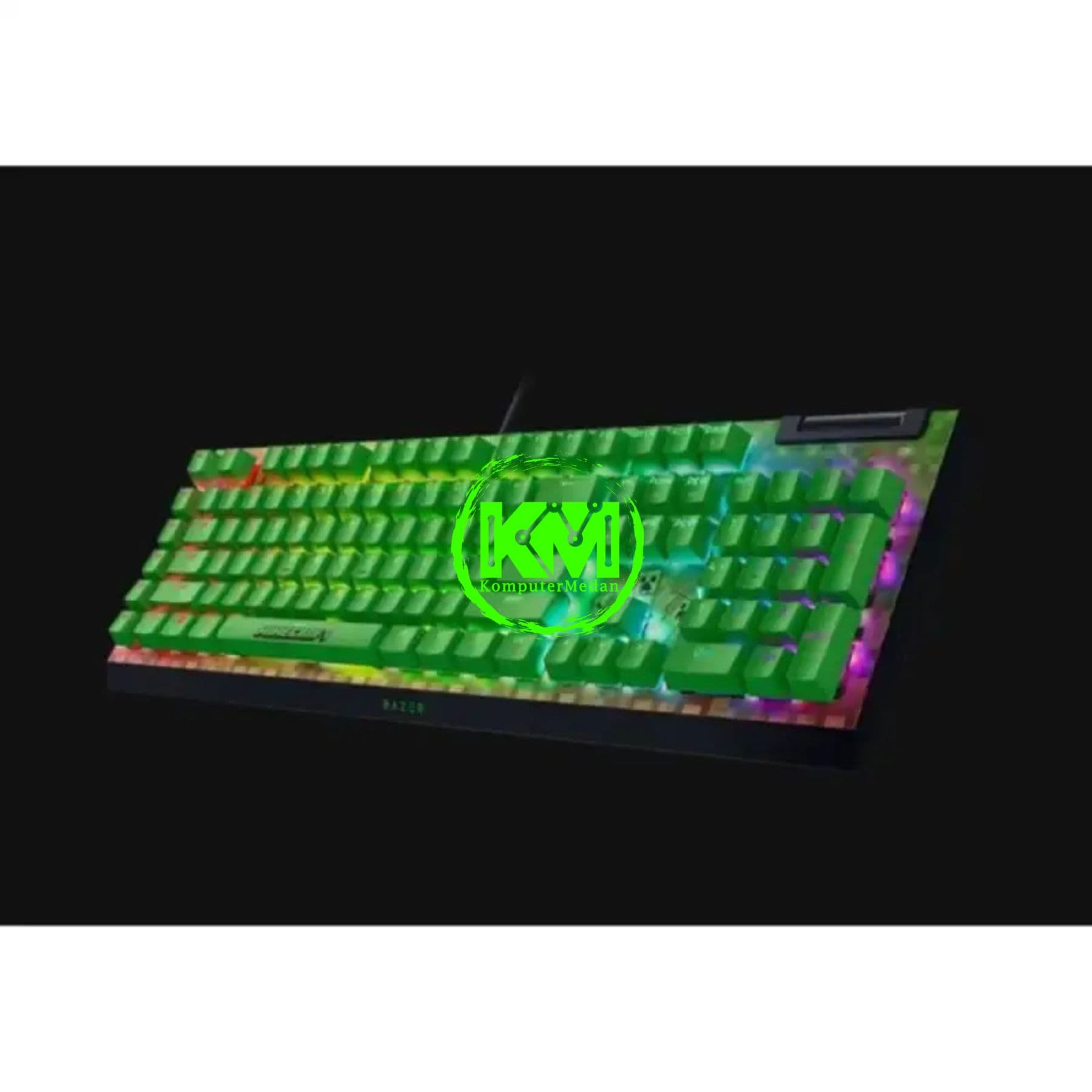 RAZER KEYBOARD BLACKWIDOW V4 X - GREEN SWITCH MINECRAFT EDITION - Image 3