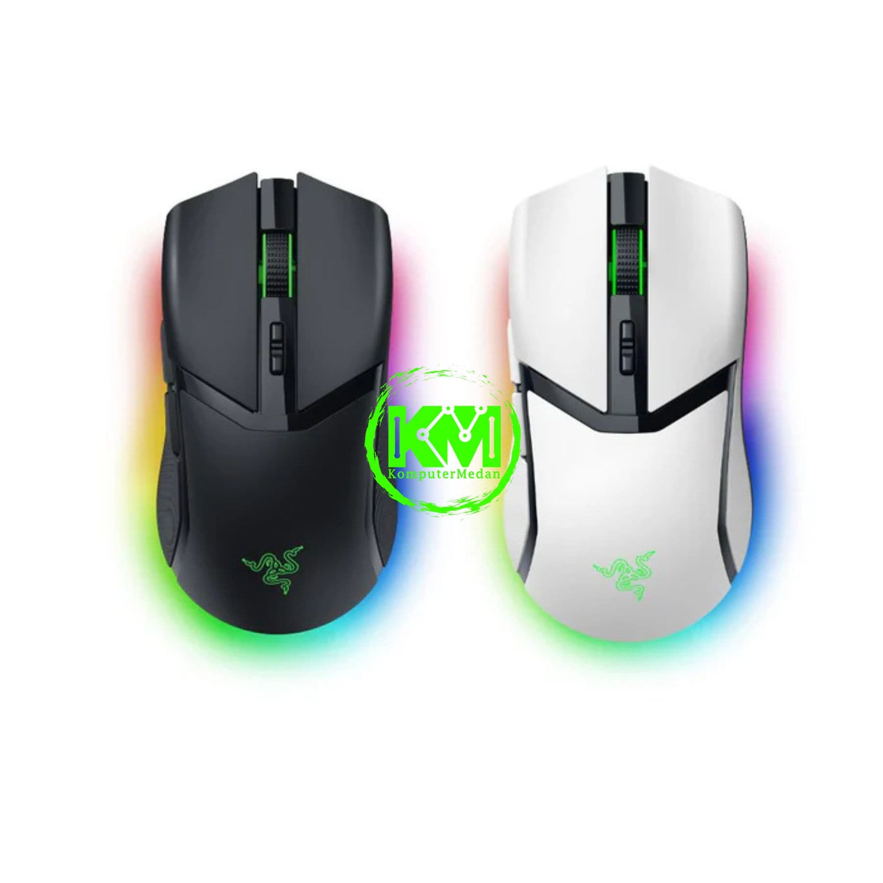 RAZER MOUSE COBRA PRO WIRELESS - BLACK/WHITE