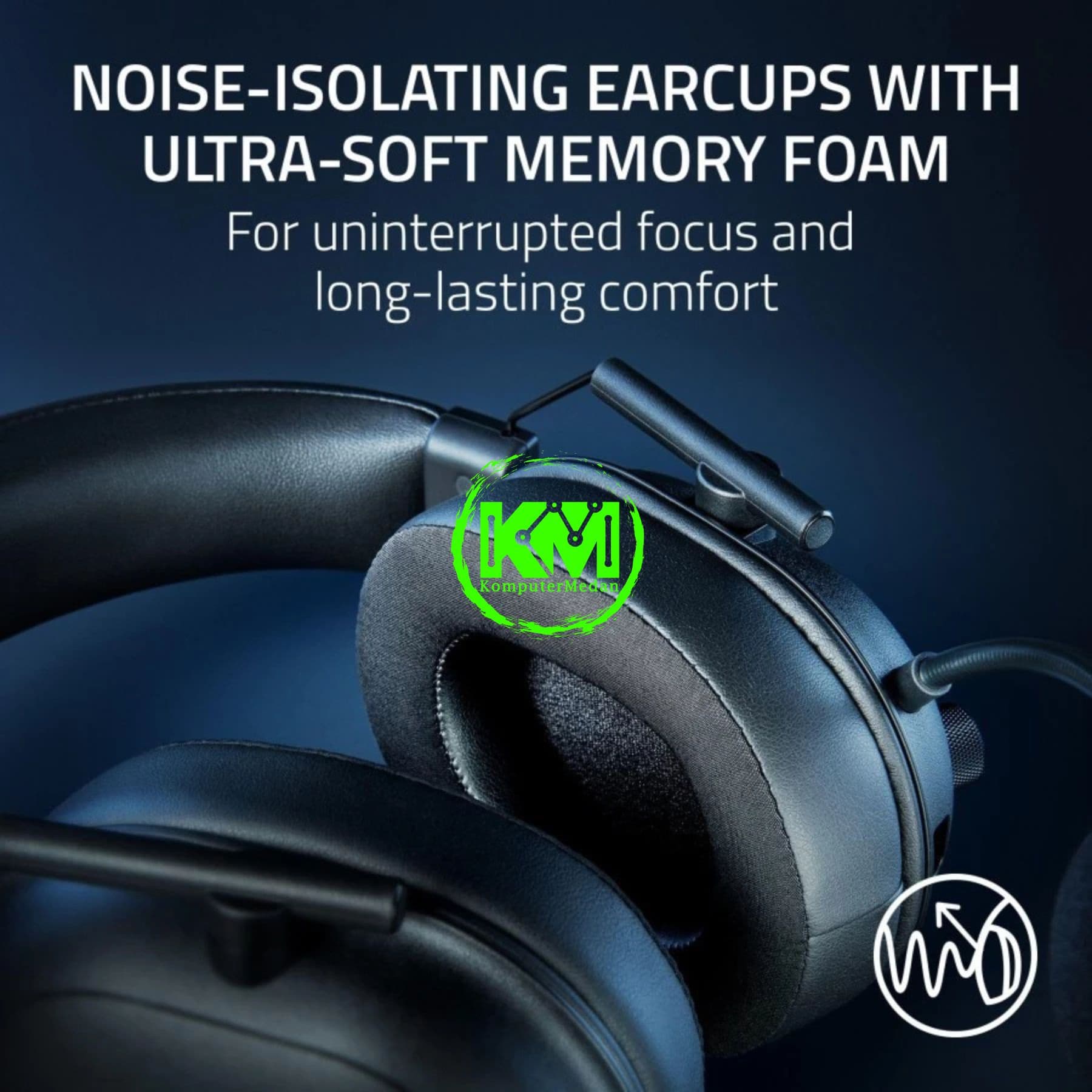 RAZER HEADSET BLACKSHARK V2 HYPERSPEED - BLACK/WHITE - Image 2