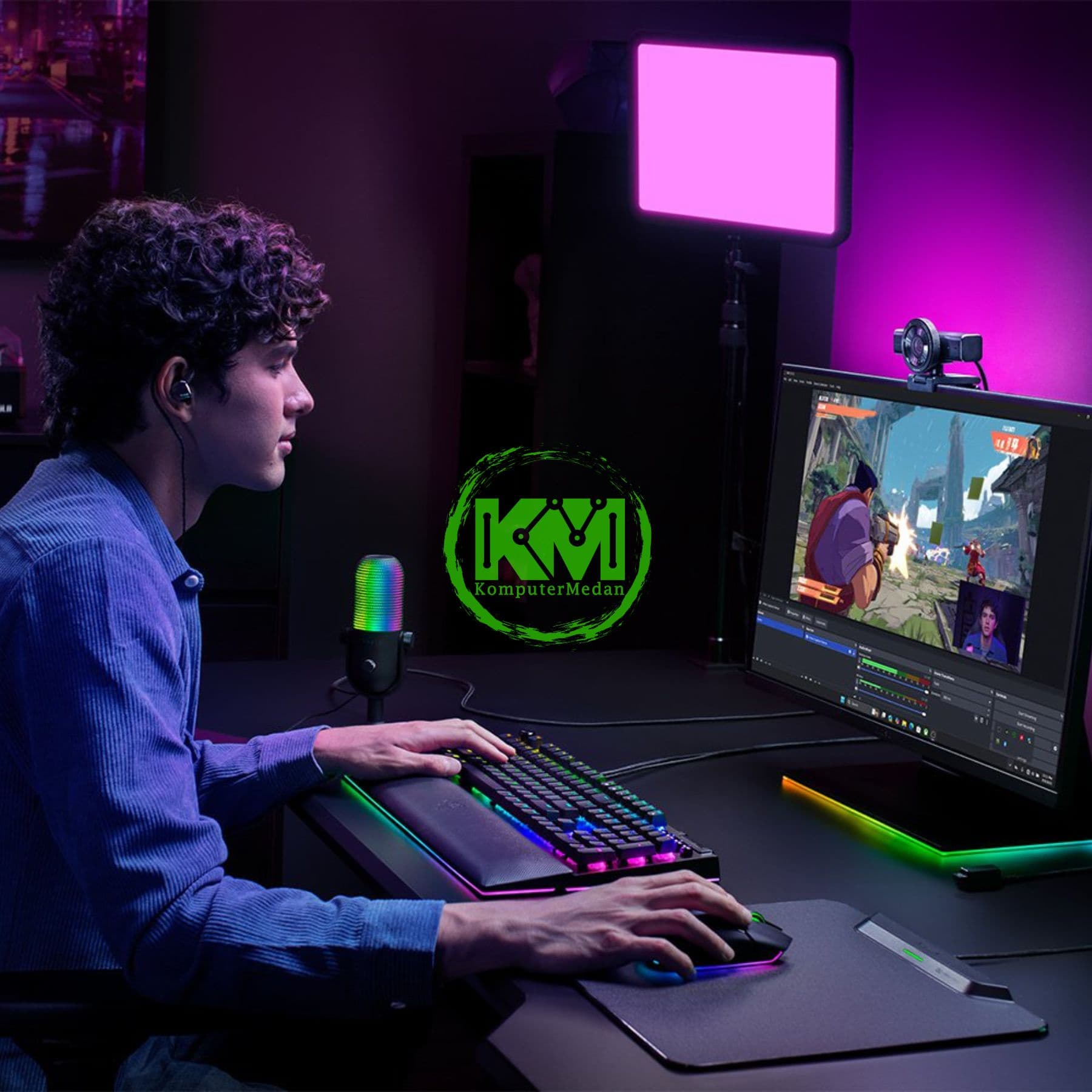 RAZER WEBCAM KIYO V2 4K (BLACK) - Image 3