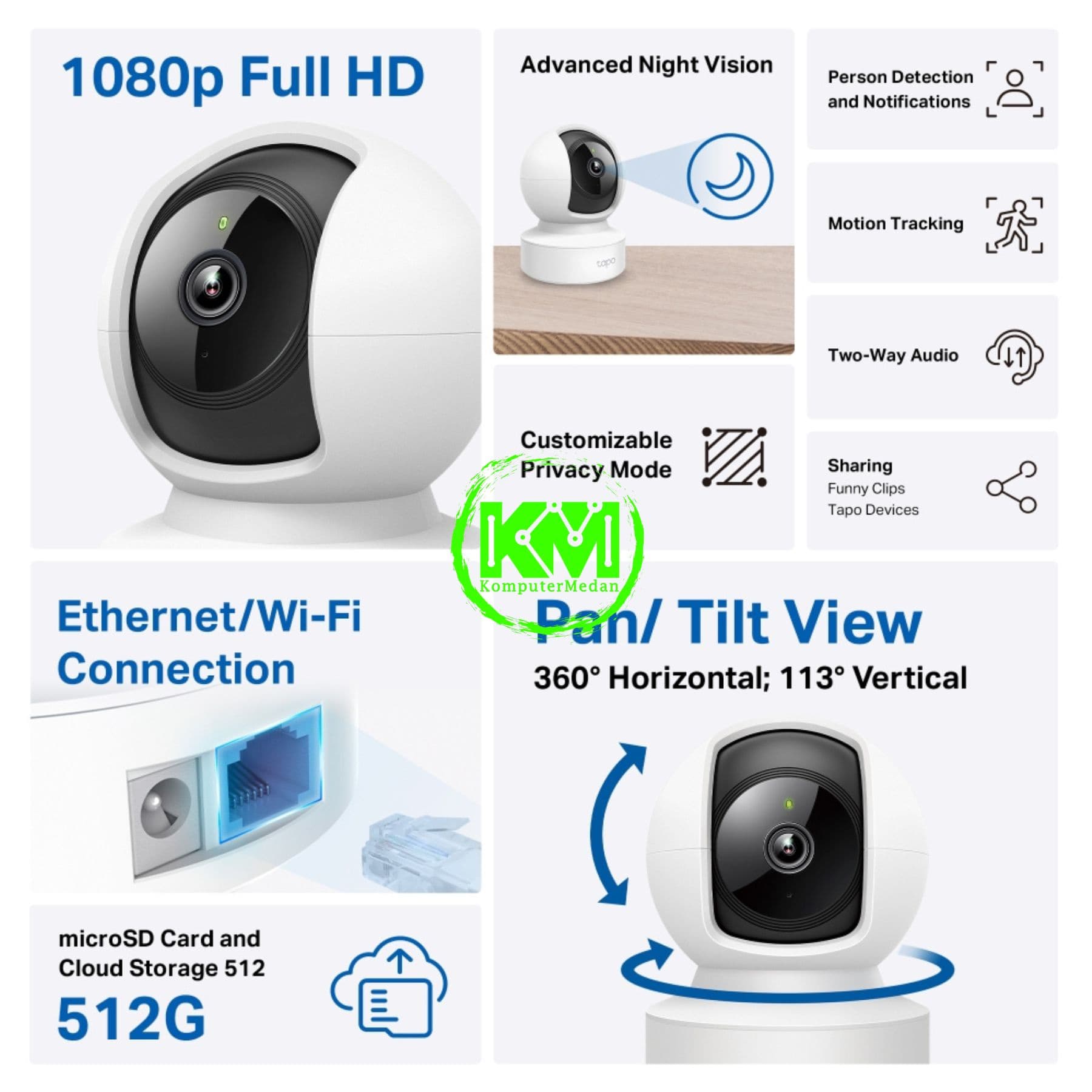 TP-LINK TAPO C202 HOME SECURITY WI-FI CAMERA - Image 4