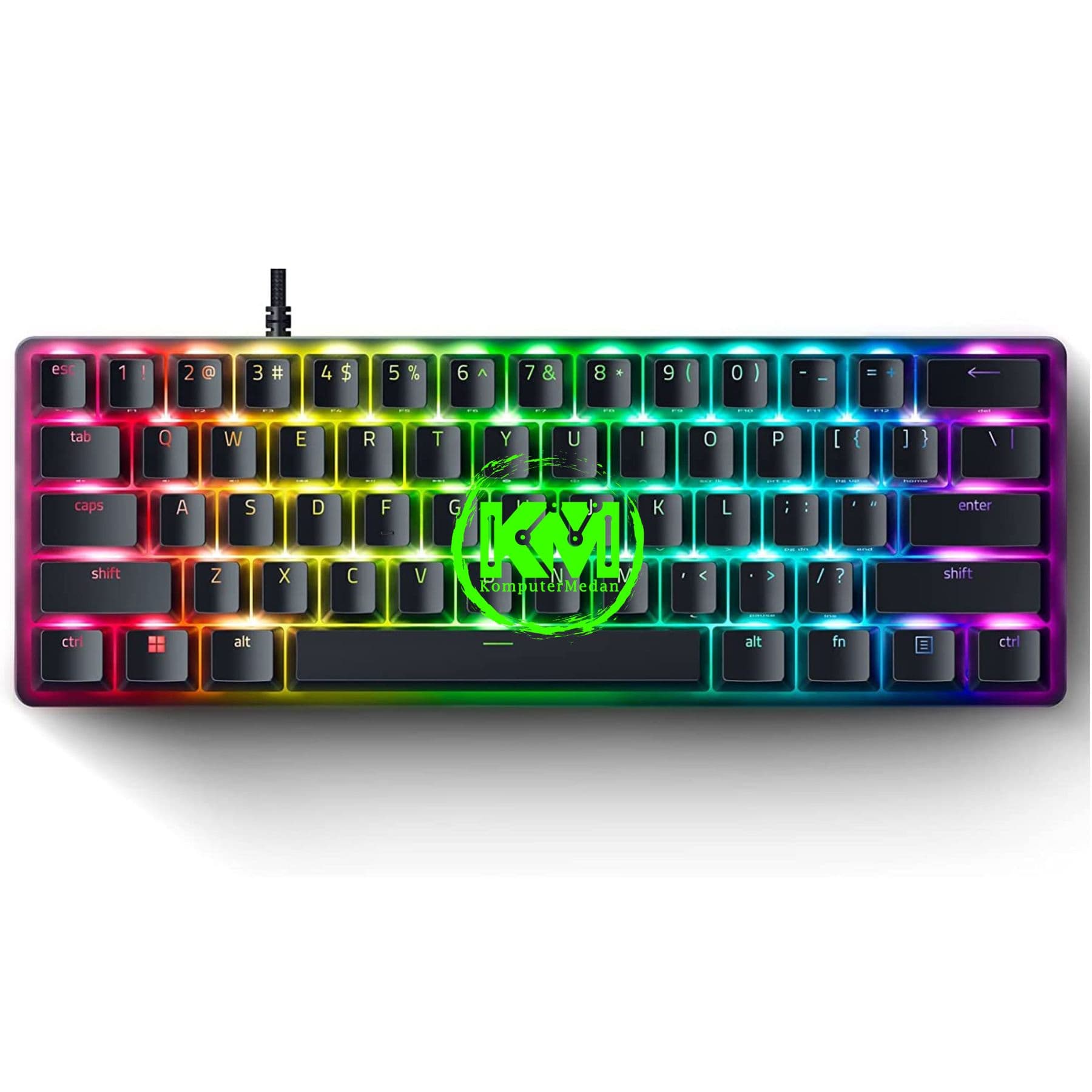 RAZER KEYBOARD HUNTSMAN MINI - PURPLE (RZ03-03390100-R3M1) - Image 1