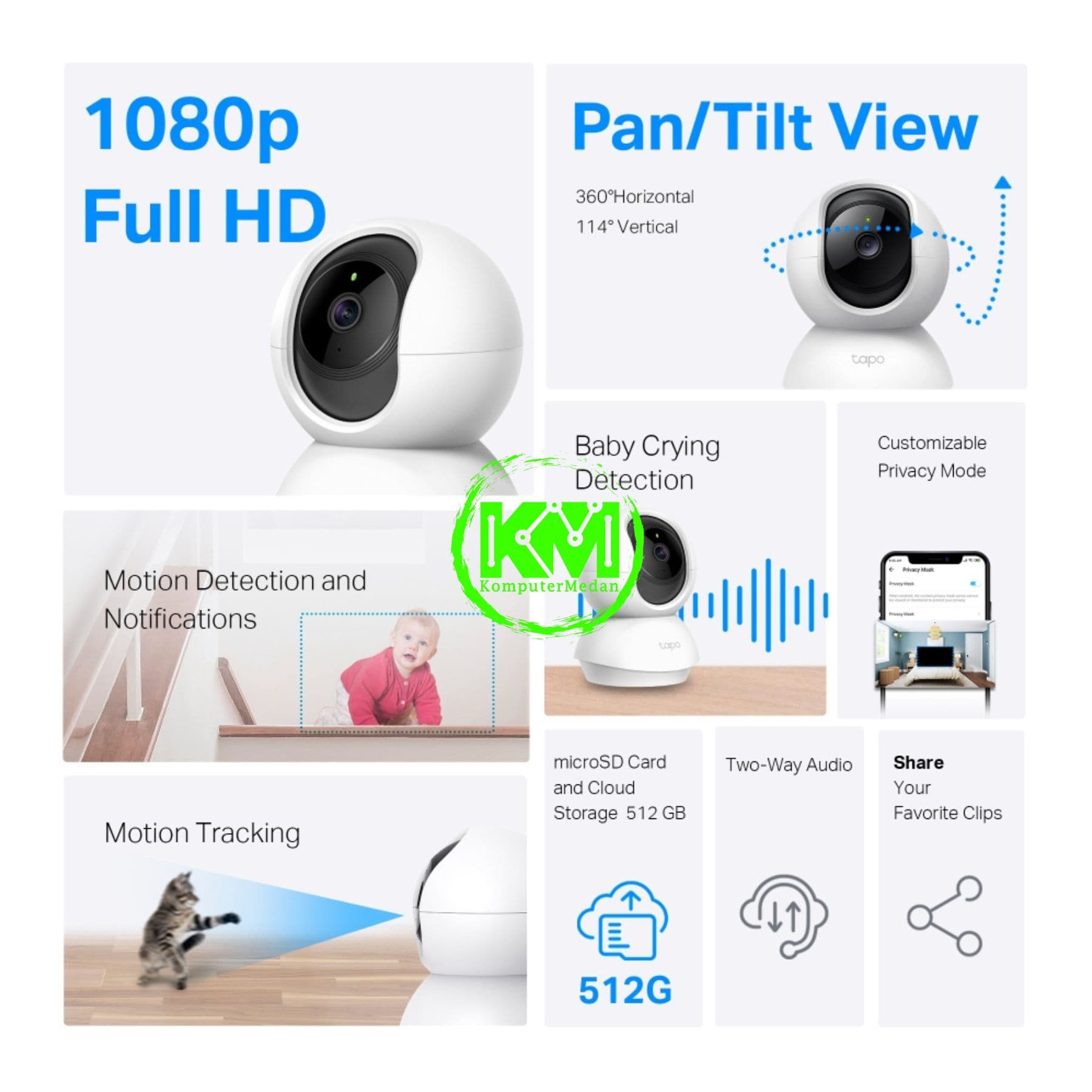 TP-LINK TAPO C200C HOME SECURITY WI-FI CAMERA - Image 2