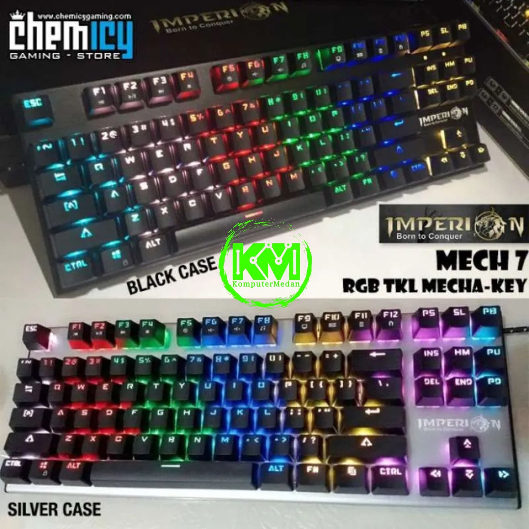 IMPERION GAMING KEYBOARD MECH7 TKL RGB - Image 3