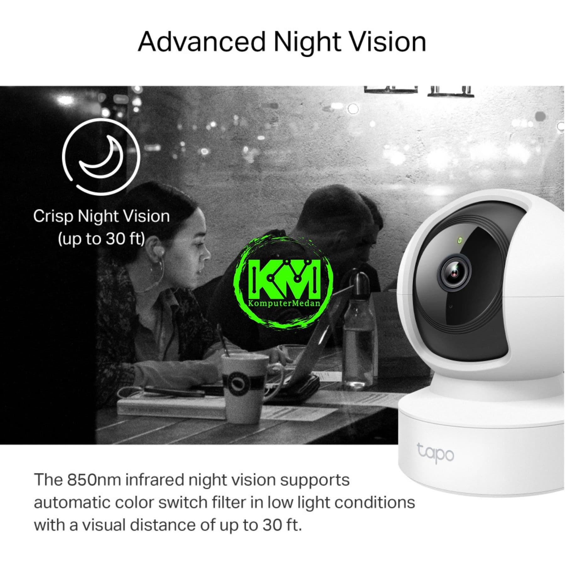 TP-LINK TAPO C212 HOME SECURITY WI-FI CAMERA - Image 3
