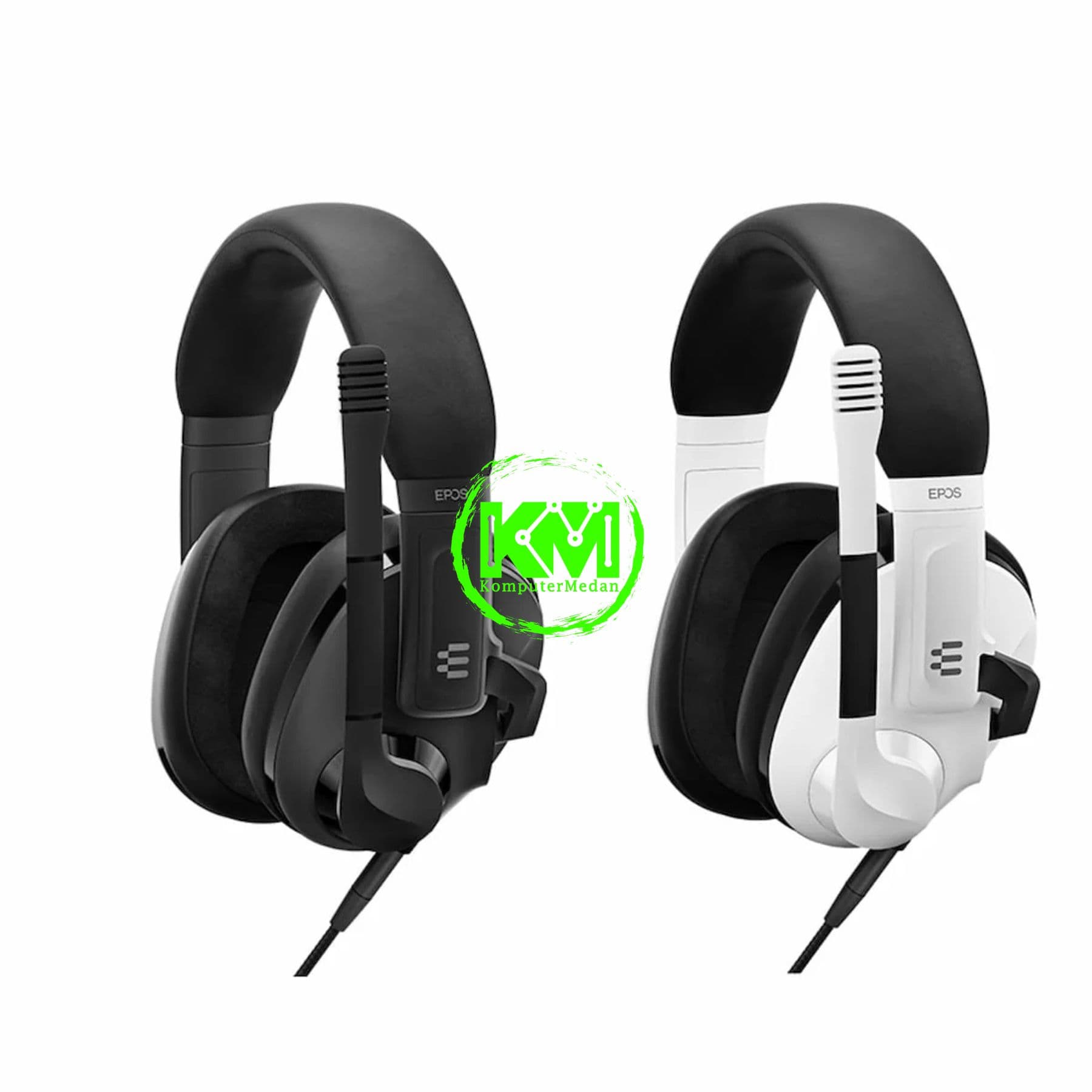 EPOS H3 CLOSED ACOUSTIC GAMING HEADSET - BLACK/WHITE