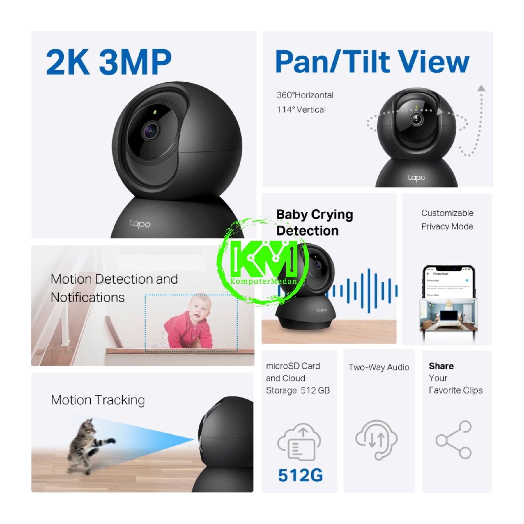 TP-LINK TAPO C211 HOME SECURITY WI-FI CAMERA - Image 2