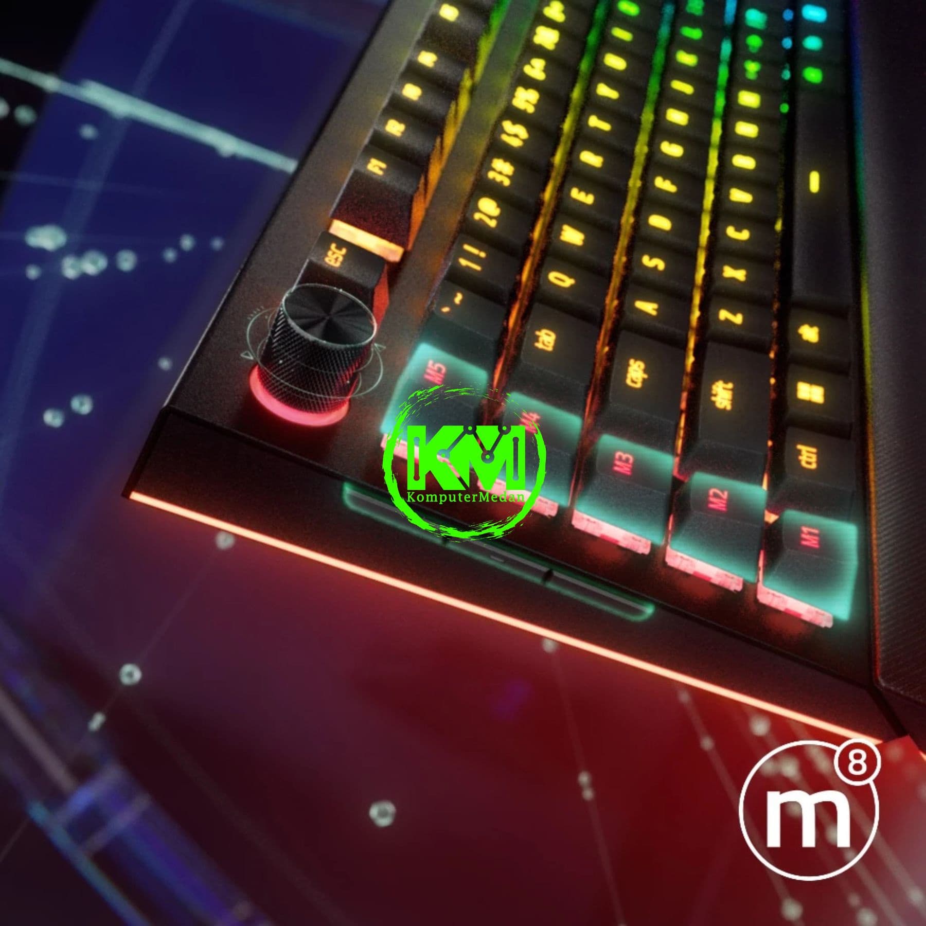 RAZER KEYBOARD BLACKWIDOW V4 PRO - GREEN - Image 4