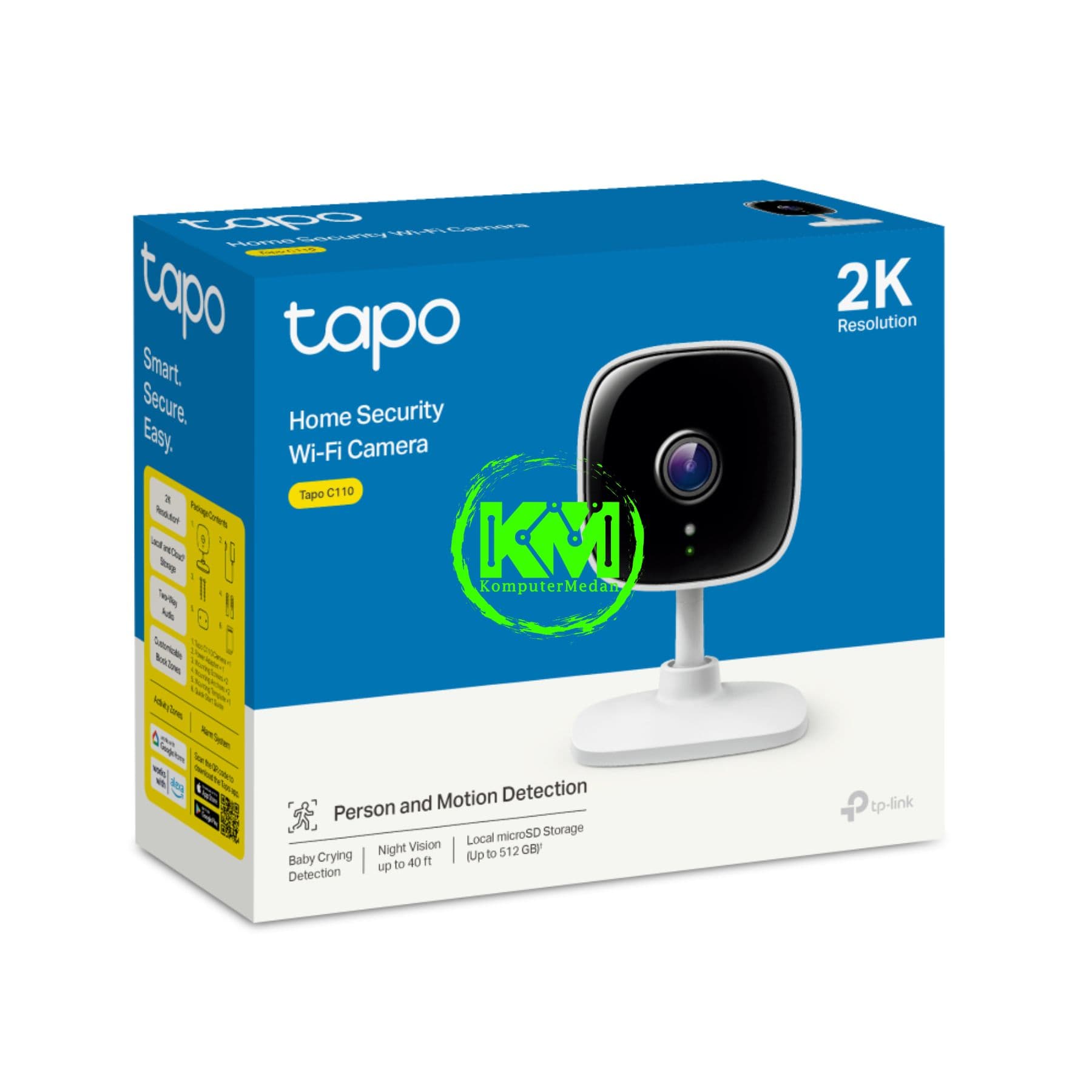 TP-LINK TAPO C110 HOME SECURITY WI-FI CAMERA - Image 5