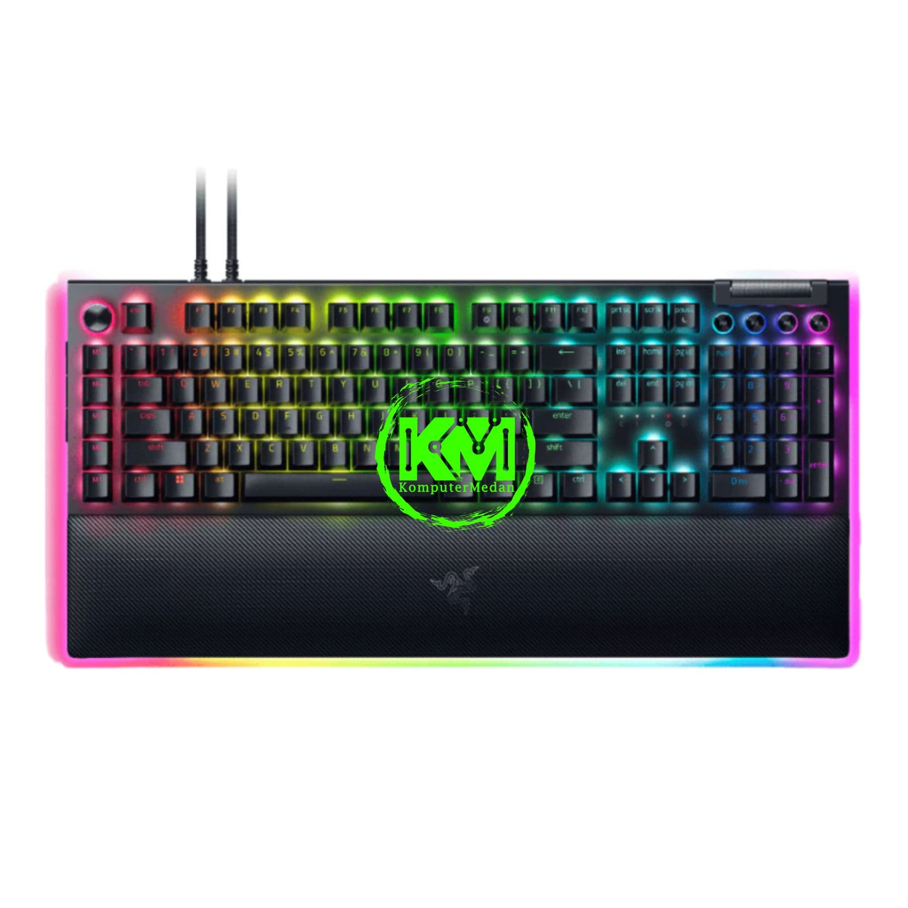 RAZER KEYBOARD BLACKWIDOW V4 PRO - GREEN