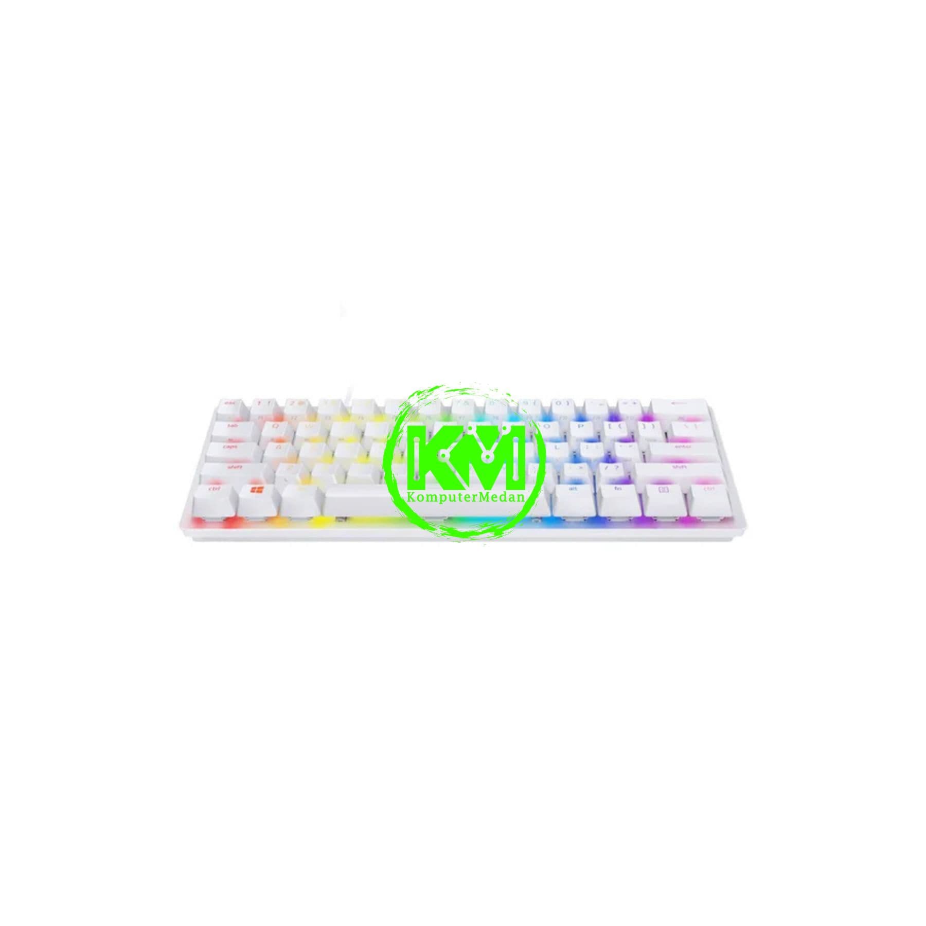 RAZER KEYBOARD HUNTSMAN MINI MERCURY - RED (RZ03-03390400-R3M1) - Image 2