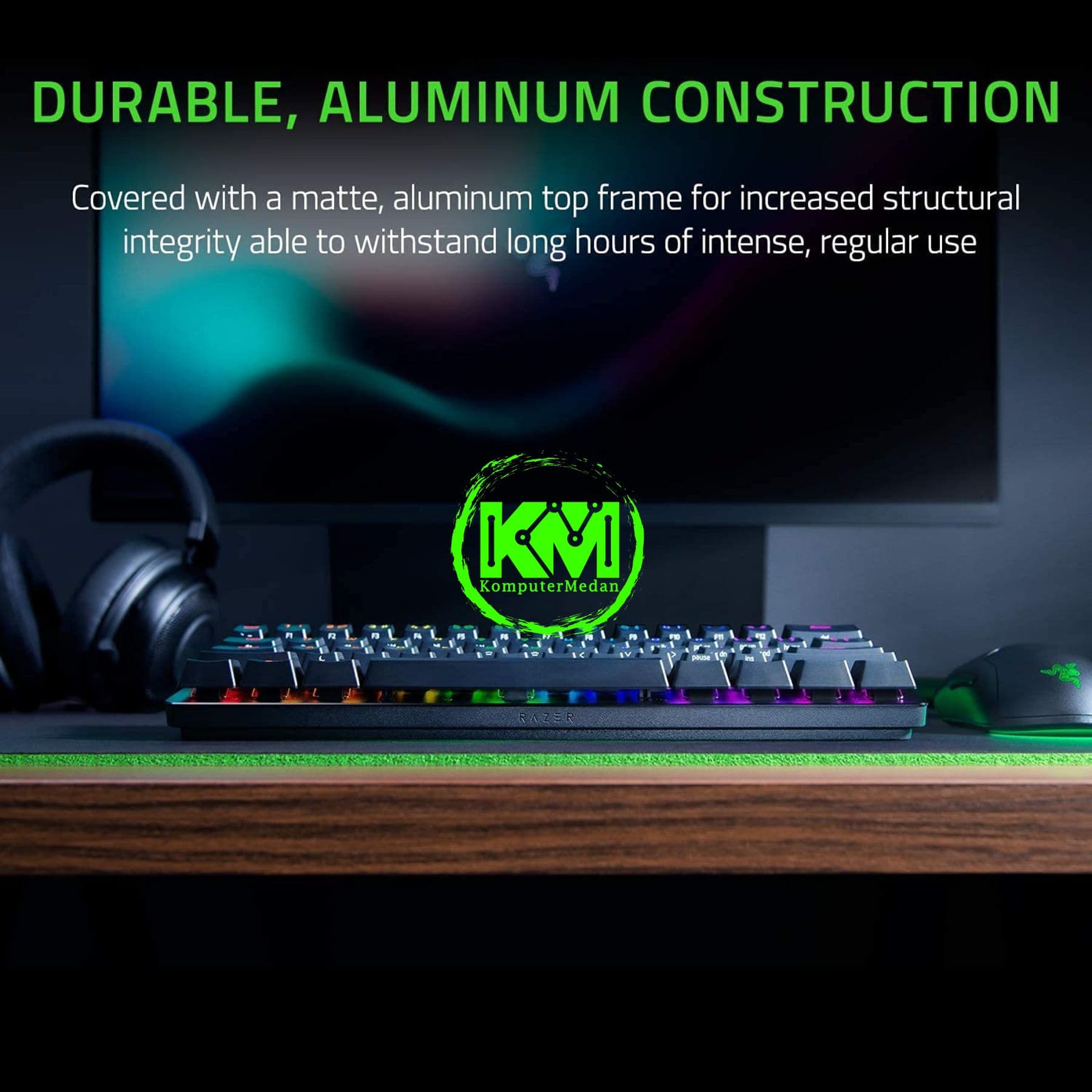RAZER KEYBOARD HUNTSMAN MINI - PURPLE (RZ03-03390100-R3M1) - Image 4