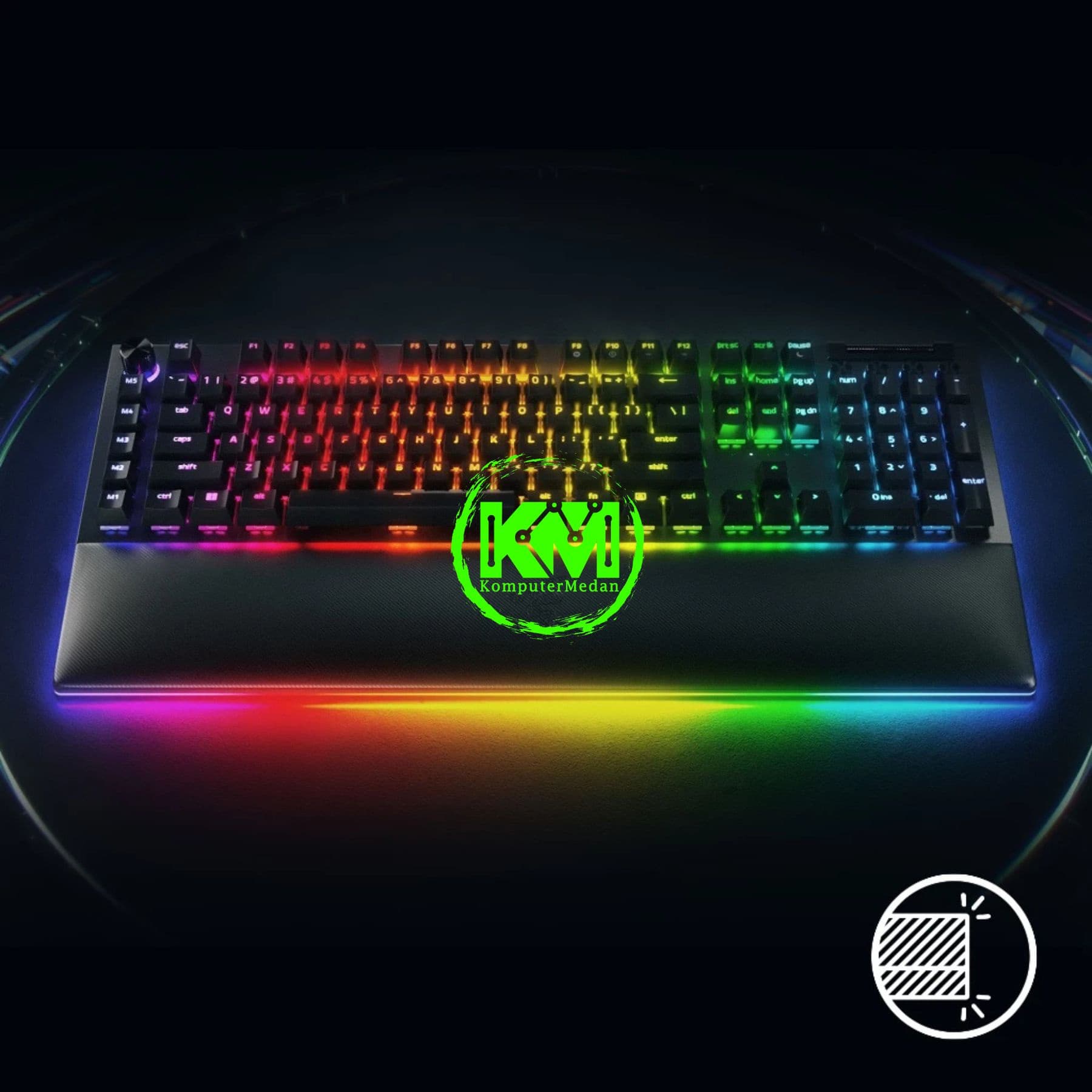 RAZER KEYBOARD BLACKWIDOW V4 PRO - GREEN - Image 3