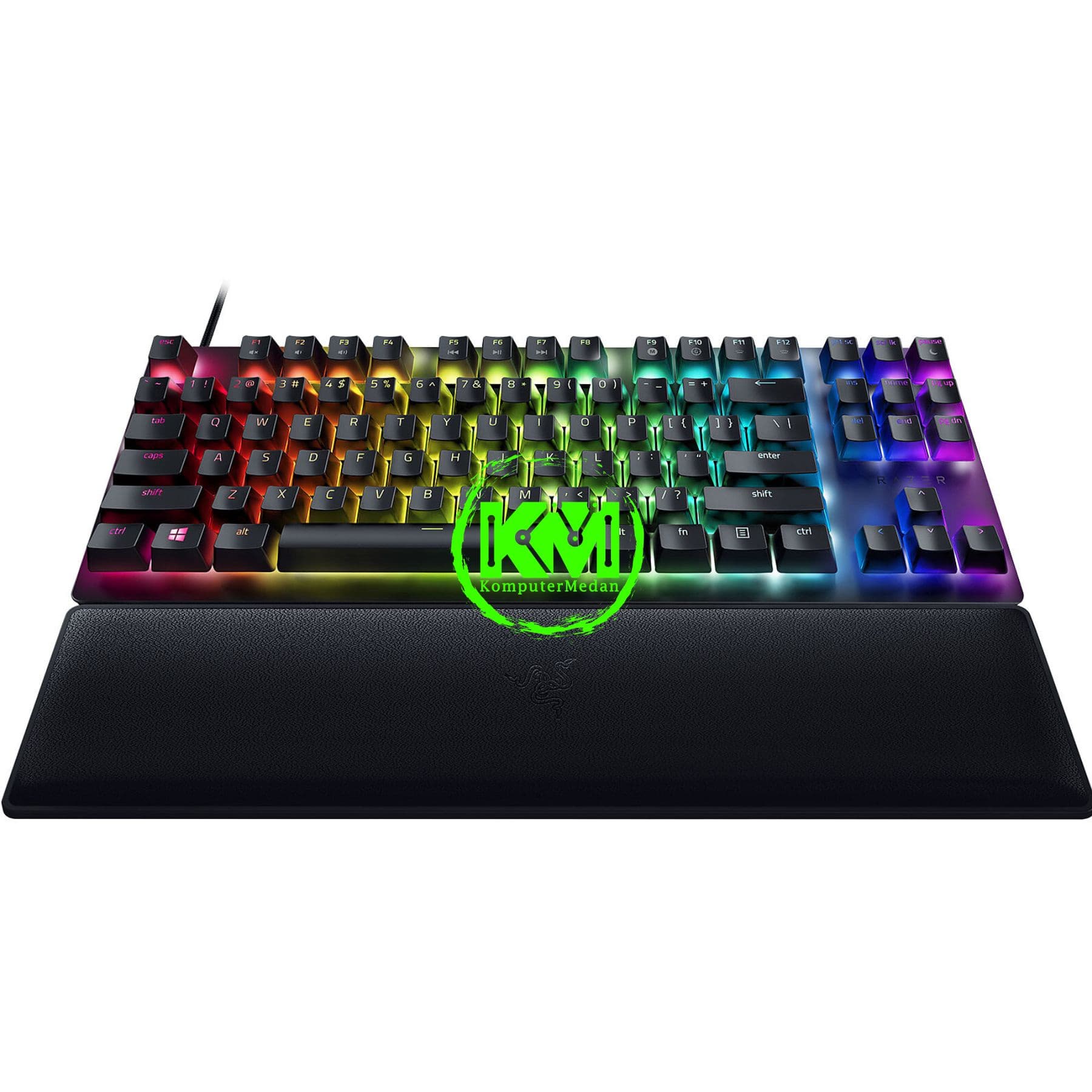 RAZER KEYBOARD HUNTSMAN V2 TKL - OPTICAL GAMING KEYBOARD (CLICKY PURPLE SWITCH) - Image 2