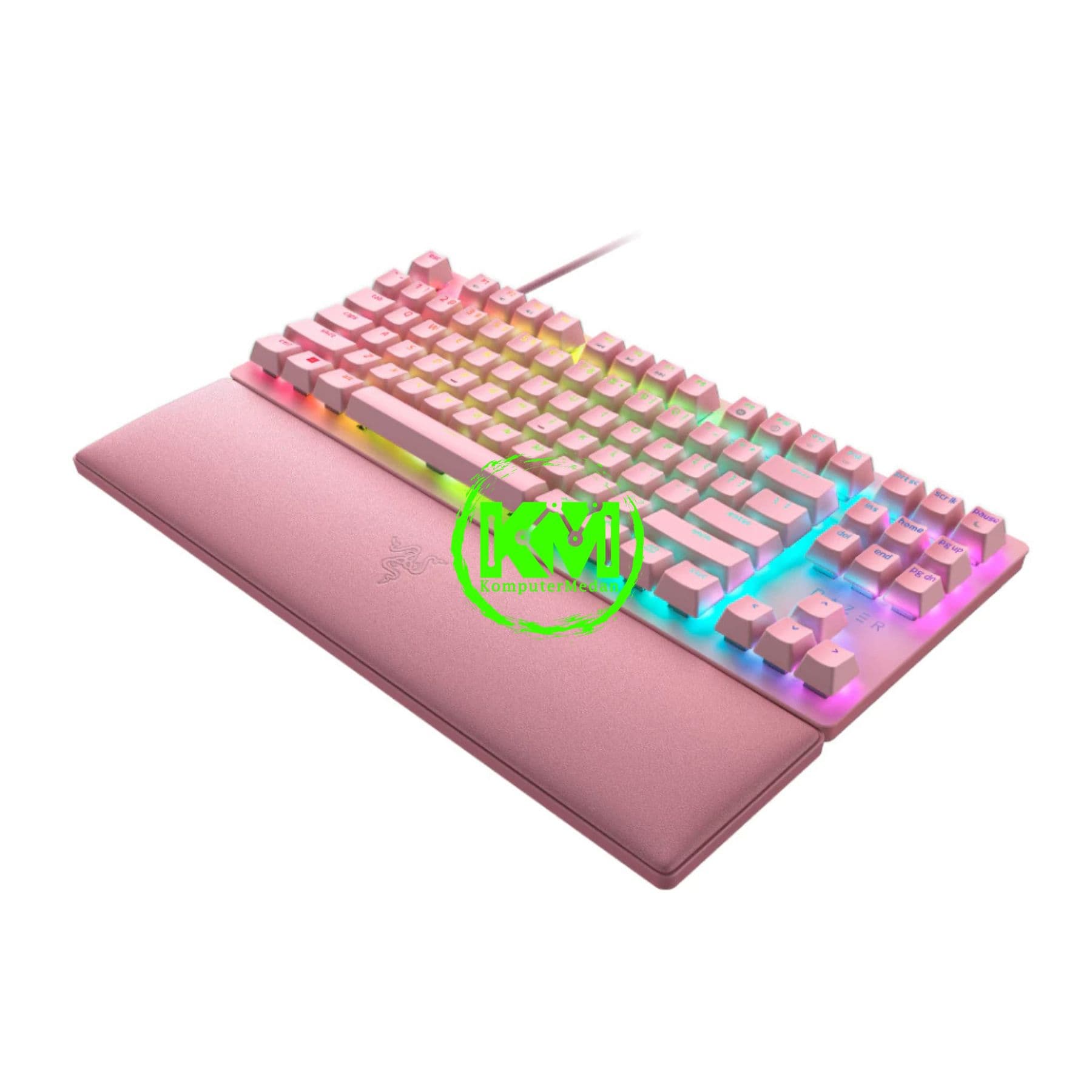 RAZER KEYBOARD HUNTSMAN V2 TKL - QUARTZ - Image 3