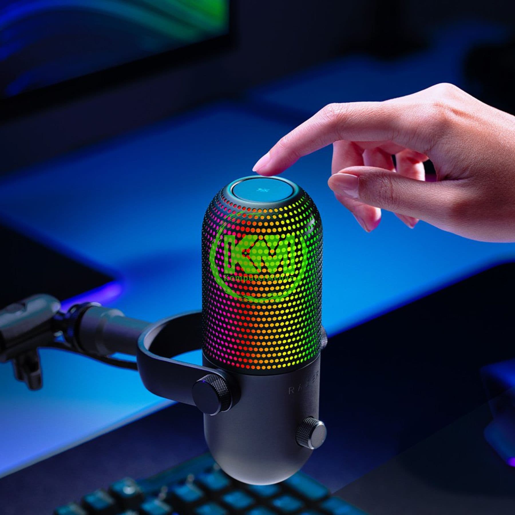 RAZER MICROPHONE SEIREN V3 CHROMA (BLACK) - Image 3