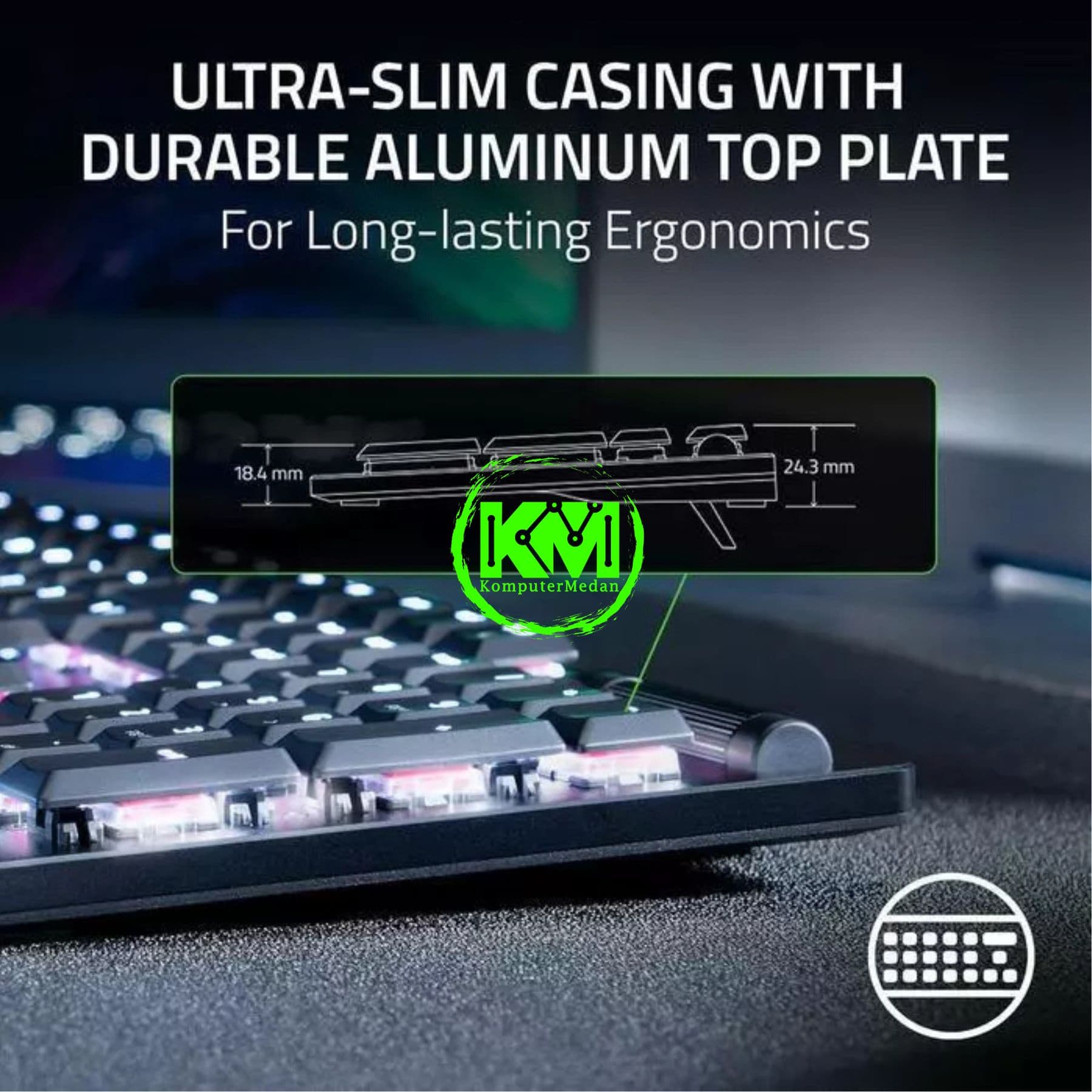 RAZER KEYBOARD DEATHSTALKER V2 LOW PROFILE - Image 3