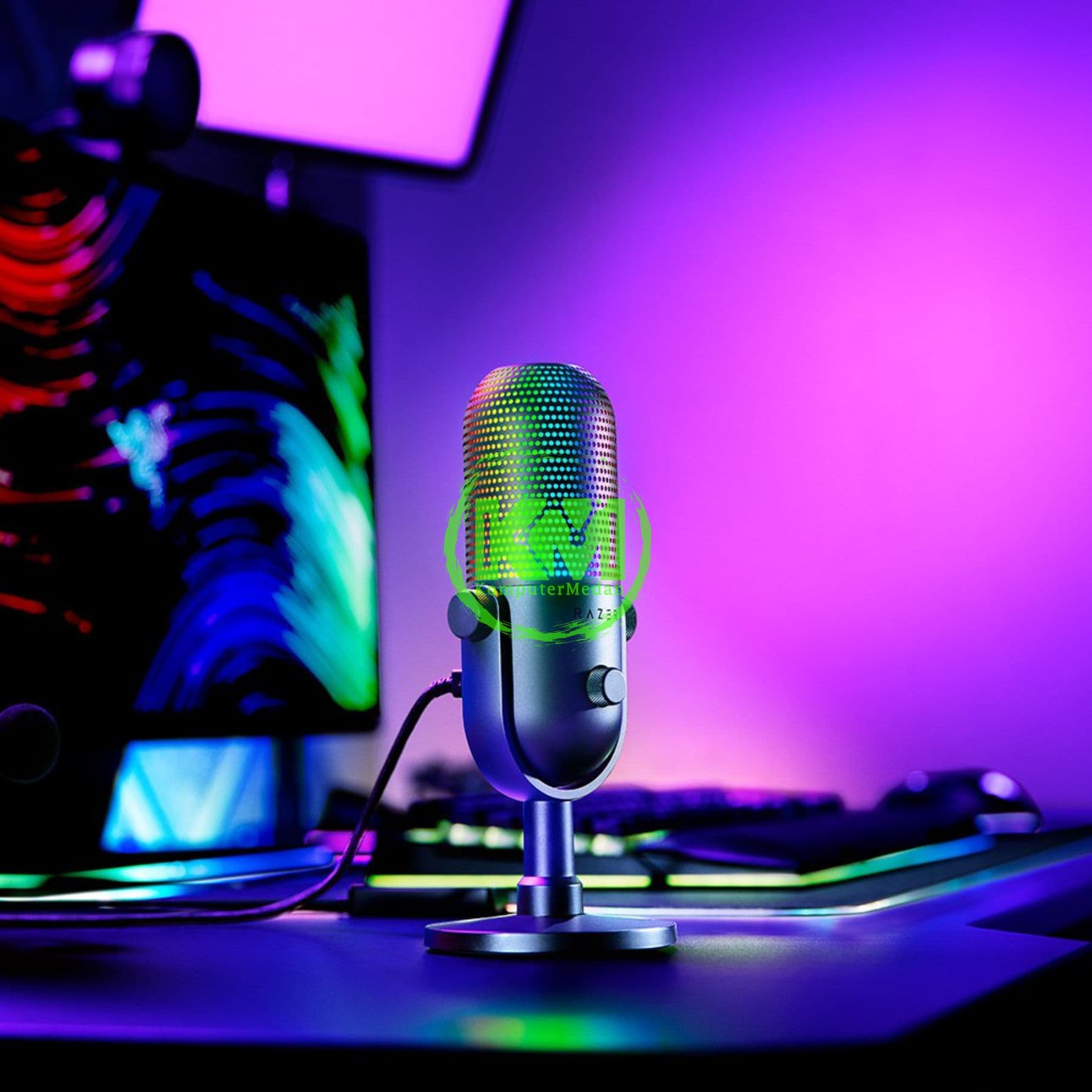 RAZER MICROPHONE SEIREN V3 CHROMA (BLACK) - Image 4
