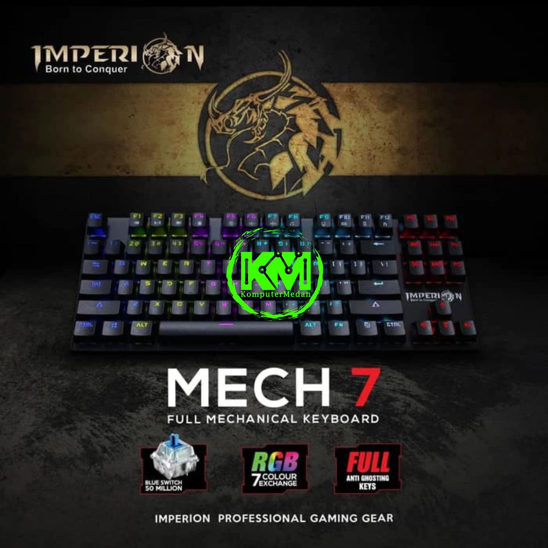 IMPERION GAMING KEYBOARD MECH7 TKL RGB - Image 5