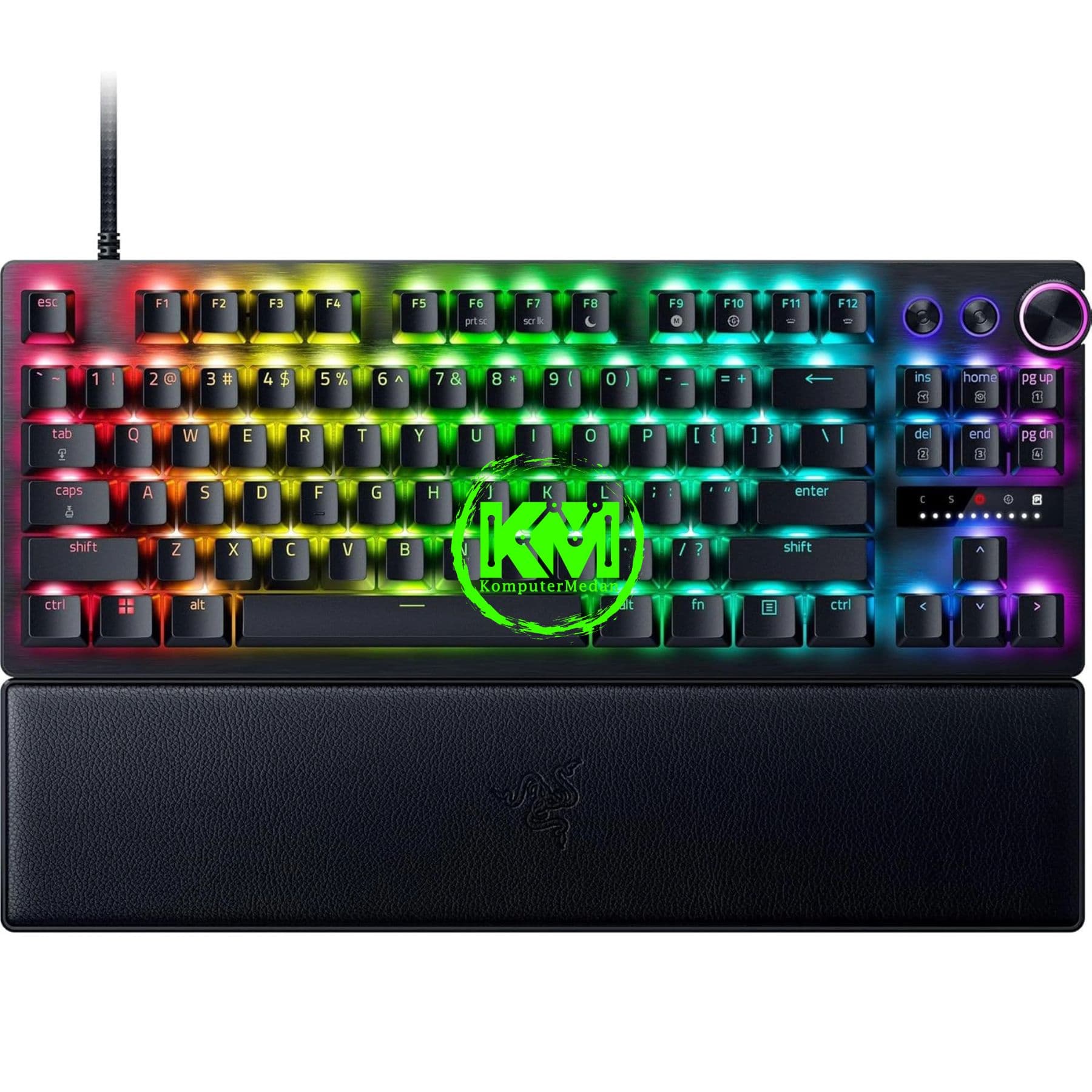 RAZER KEYBOARD HUNTSMAN V3 PRO TKL 8KHZ - BLACK/WHITE - Image 3