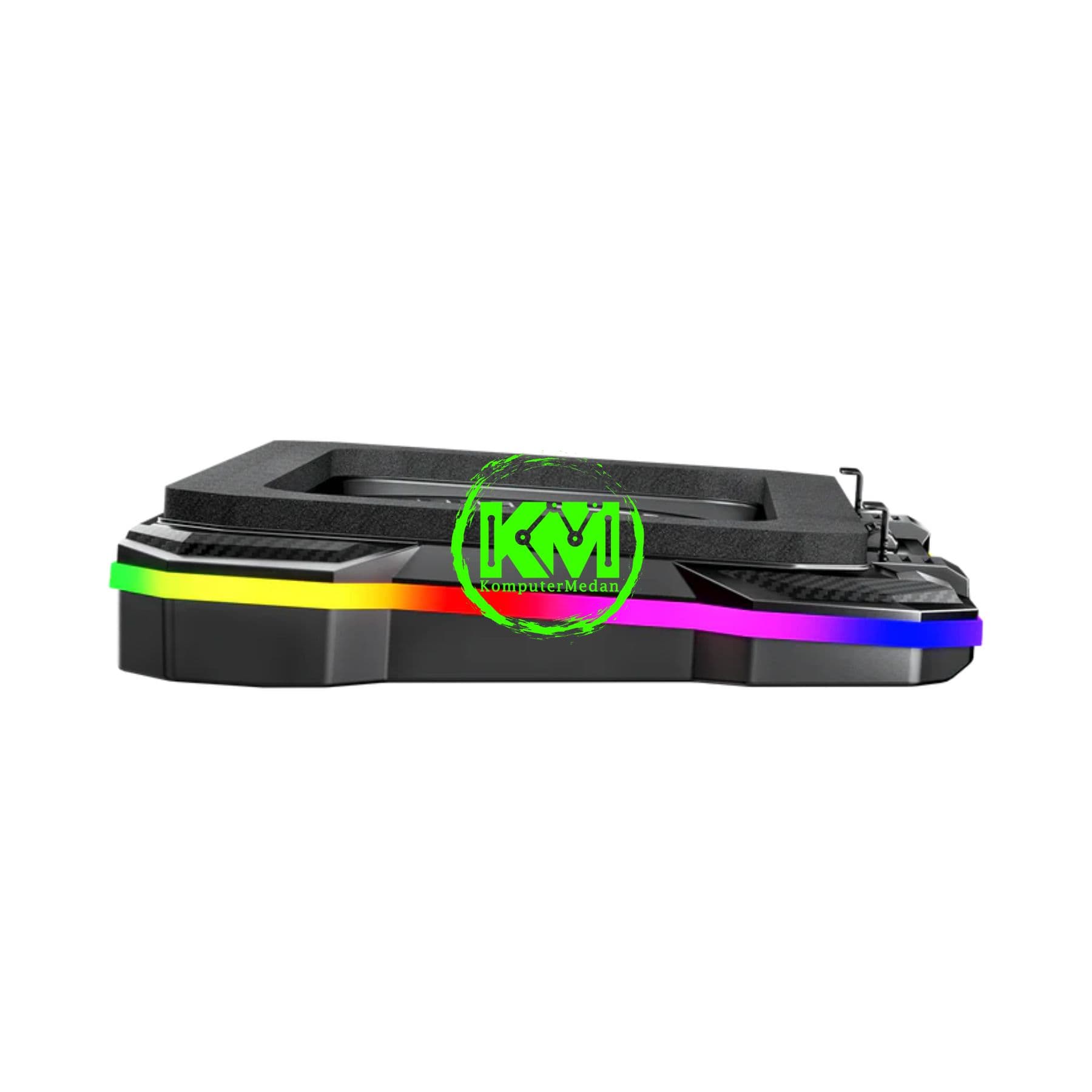 FANTECH NOTEBOOK COOLER NC 22 RGB, 2 FANS (140MM x 2 & 10 MODE RGB) - Image 4
