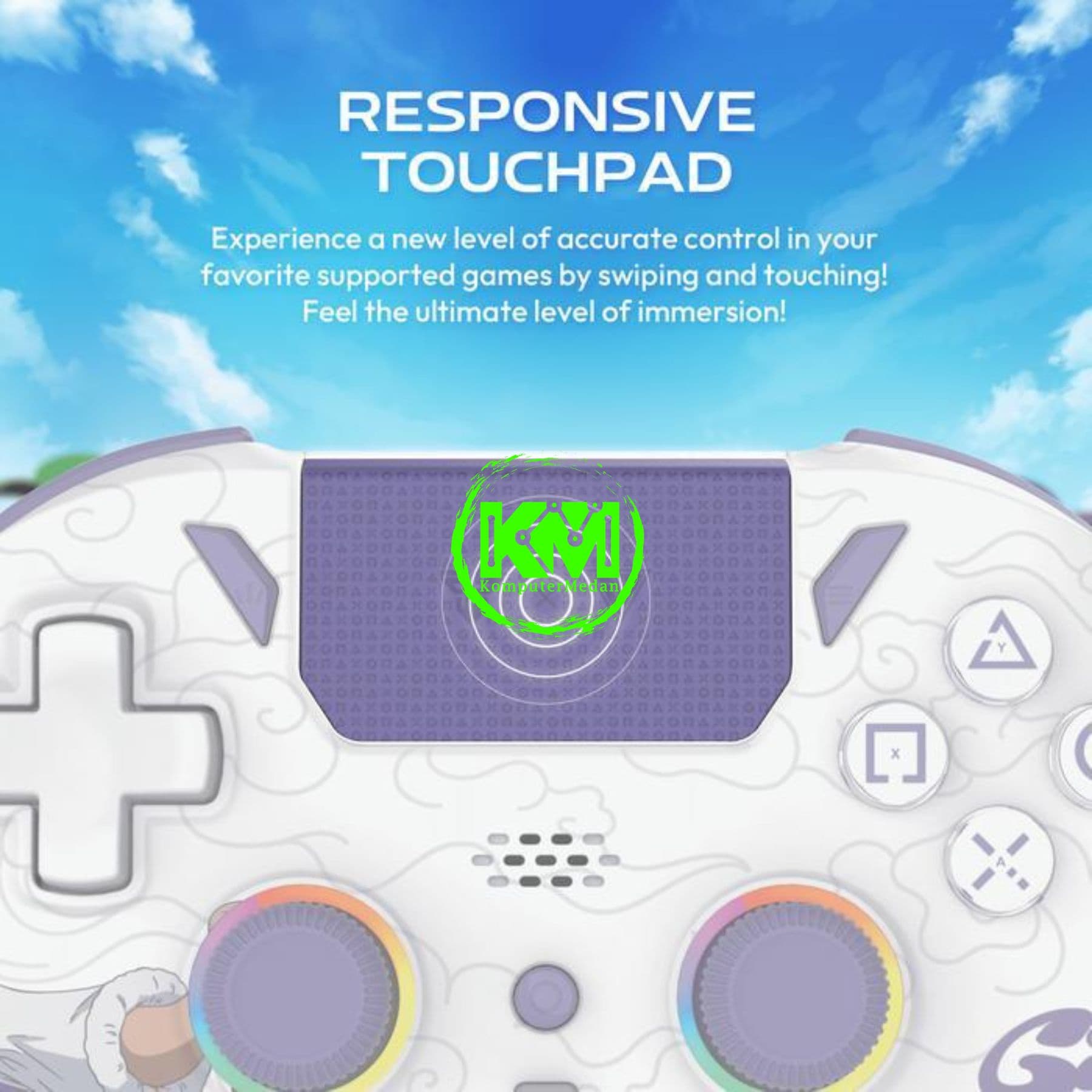 FANTECH ONEPIECE EGGHEAD NOVA PRO WGP14V2 GAMEPAD - (CHARACTER : LUFFY, ZORO, NAMY & GEAR 5) - Image 8