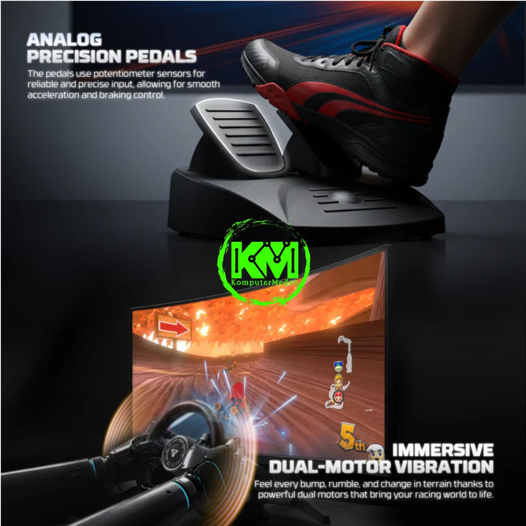 FANTECH R2 – TRECHNICAL SPECIFICATIONS ( KOMPATIBILITAS : PC, PS3, PS4, XBOX ONE & NINTENDO SWITCH ) - Image 4