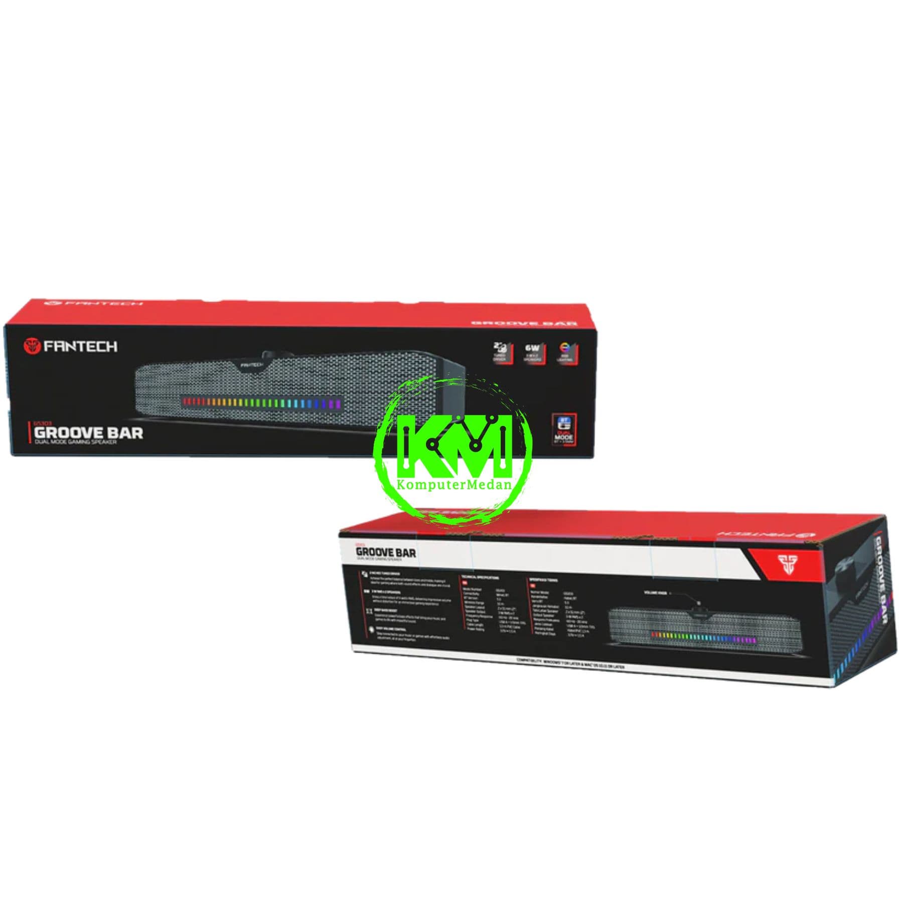 FANTECH GS303 GAMING SPEAKER (GROOVE BAR - DUAL MODE : WIRED & BLUETOOTH 5.3) - Image 5