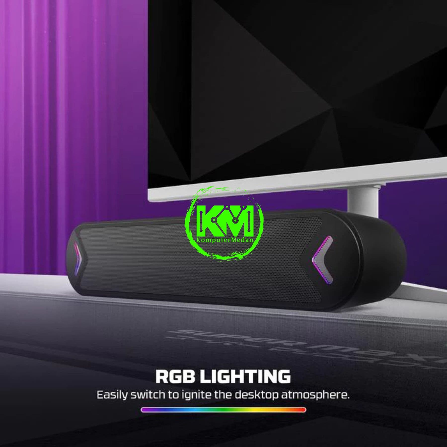 FANTECH BS160 PORTABLE GAMING SPEAKER (GROOVE BAR) RGB - Image 7