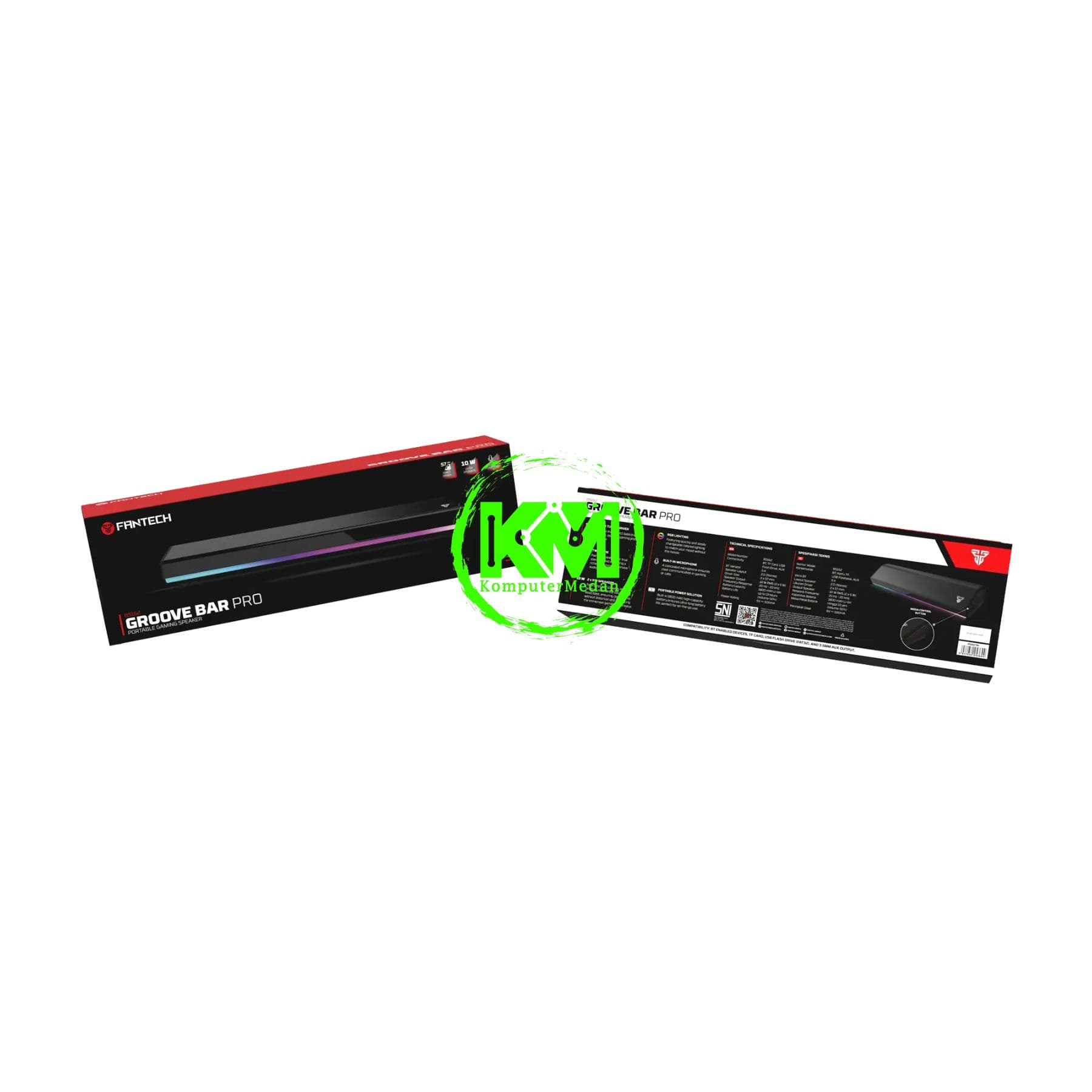 FANTECH BS162 PORTABLE GAMING SPEAKER GROOVE BAR PRO - Image 4