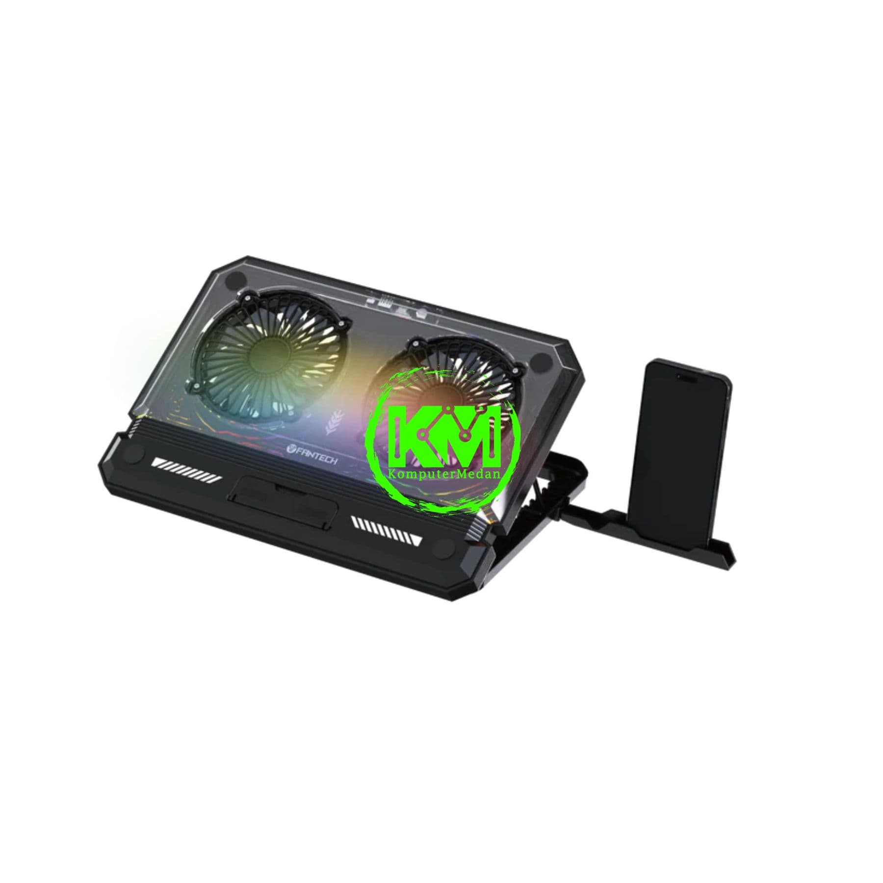 FANTECH NOTEBOOK COOLER NC 21 RGB, 2 FANS (140MM x 2) - Image 6