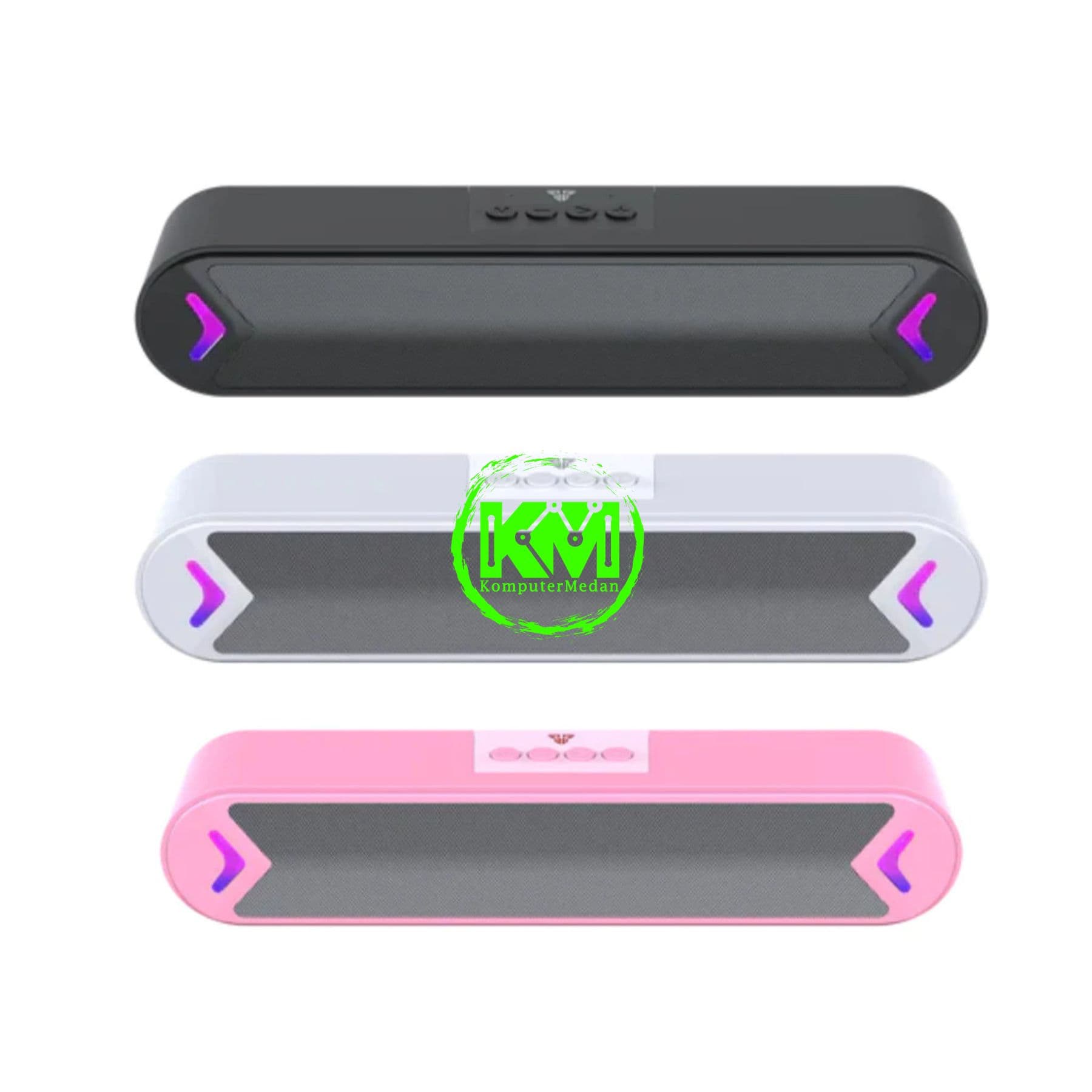 FANTECH BS160 PORTABLE GAMING SPEAKER (GROOVE BAR) RGB - Image 1