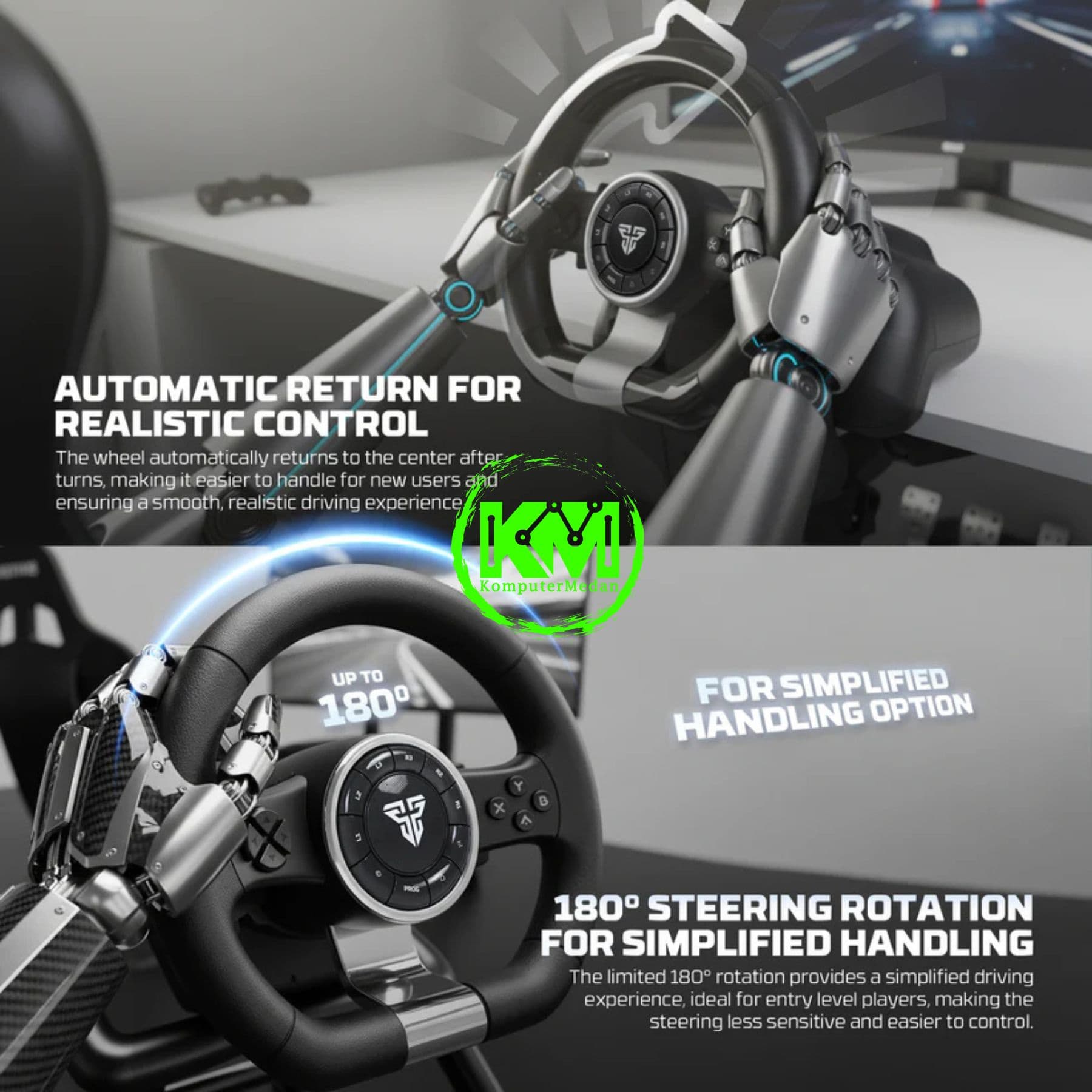FANTECH R2 – TRECHNICAL SPECIFICATIONS ( KOMPATIBILITAS : PC, PS3, PS4, XBOX ONE & NINTENDO SWITCH ) - Image 3