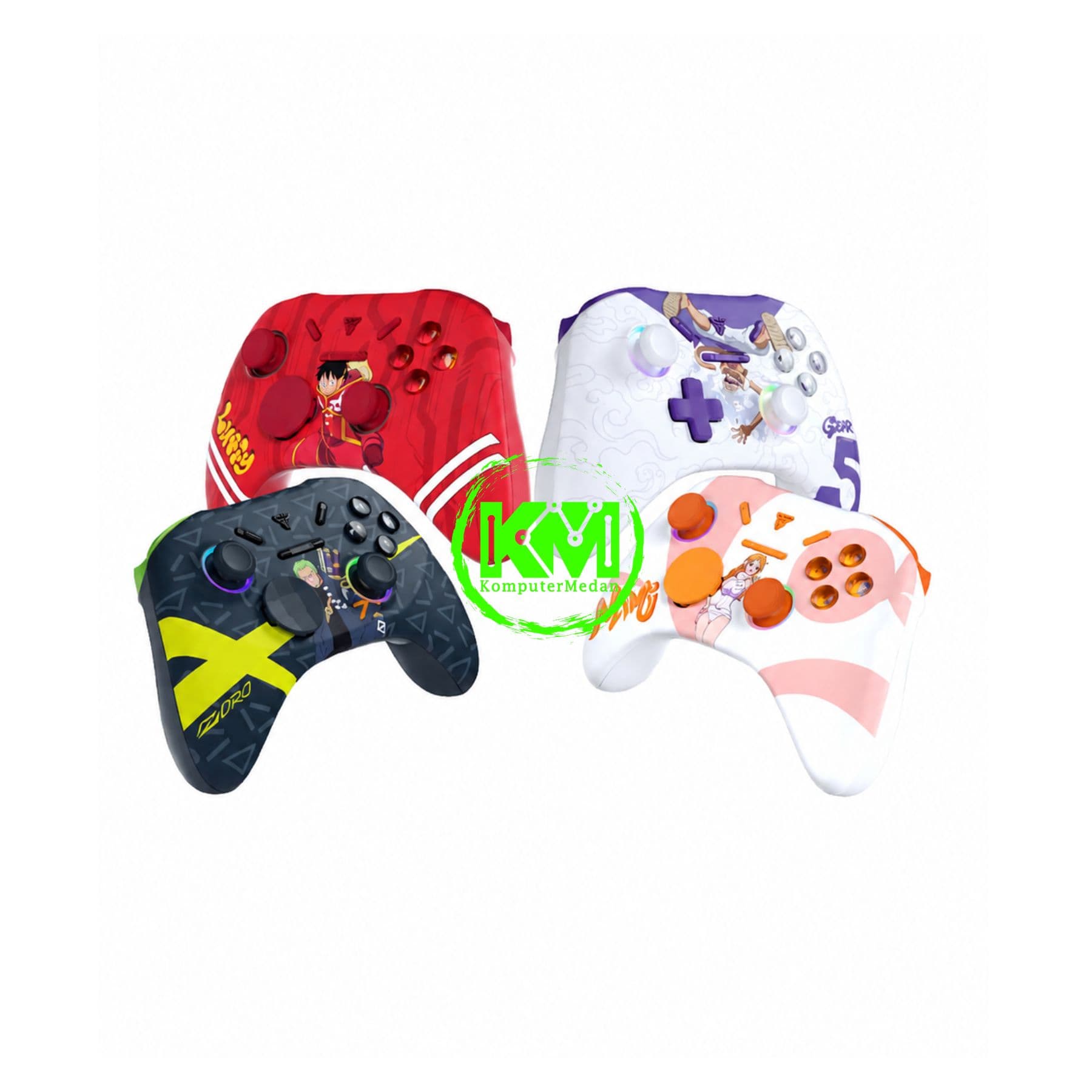 FANTECH ONEPIECE EGGHEAD EOS PRO WGP15V2A GAMEPAD - (CHARACTER : LUFFY, ZORO, NAMY & GEAR 5) - Image 1