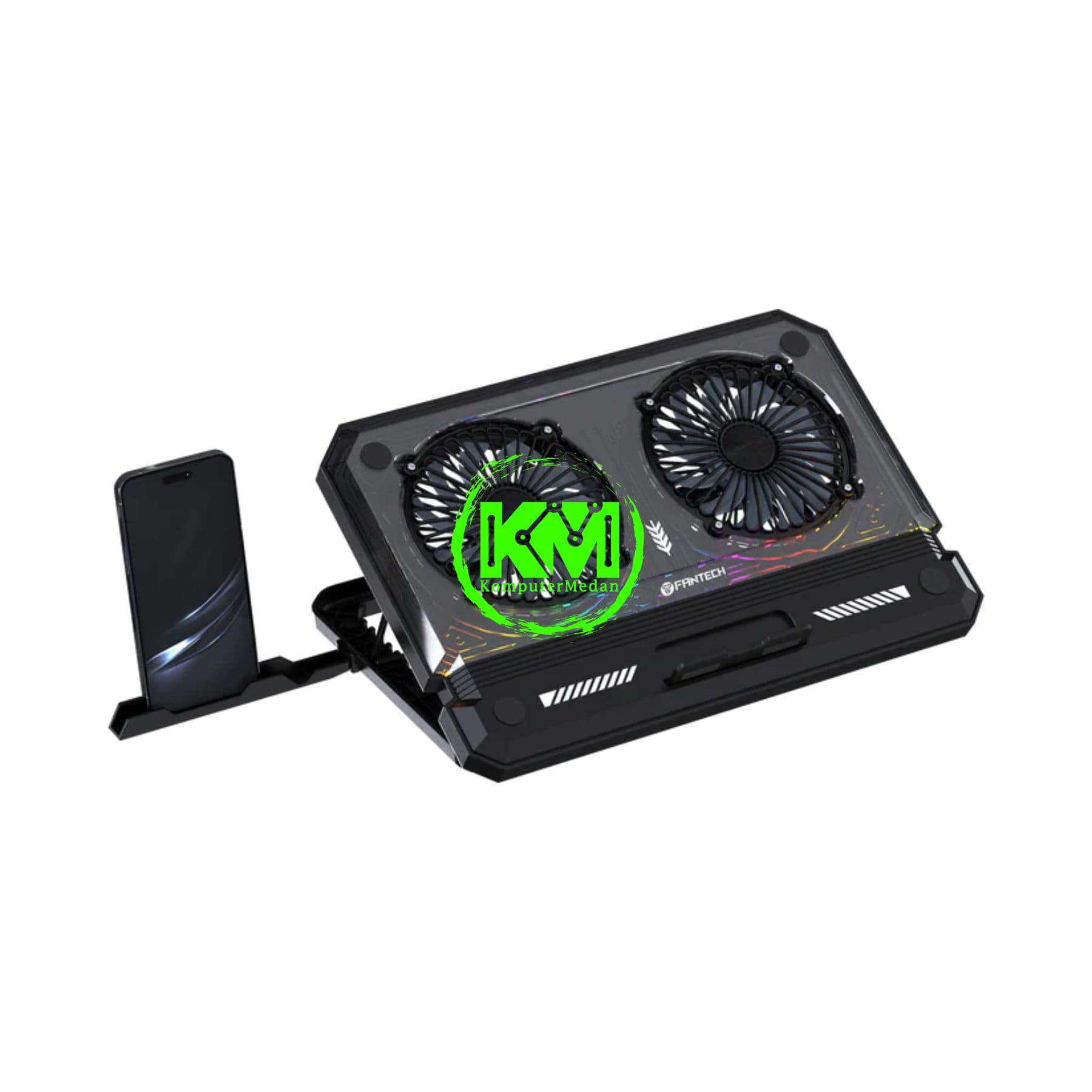 FANTECH NOTEBOOK COOLER NC 21 RGB, 2 FANS (140MM x 2) - Image 5