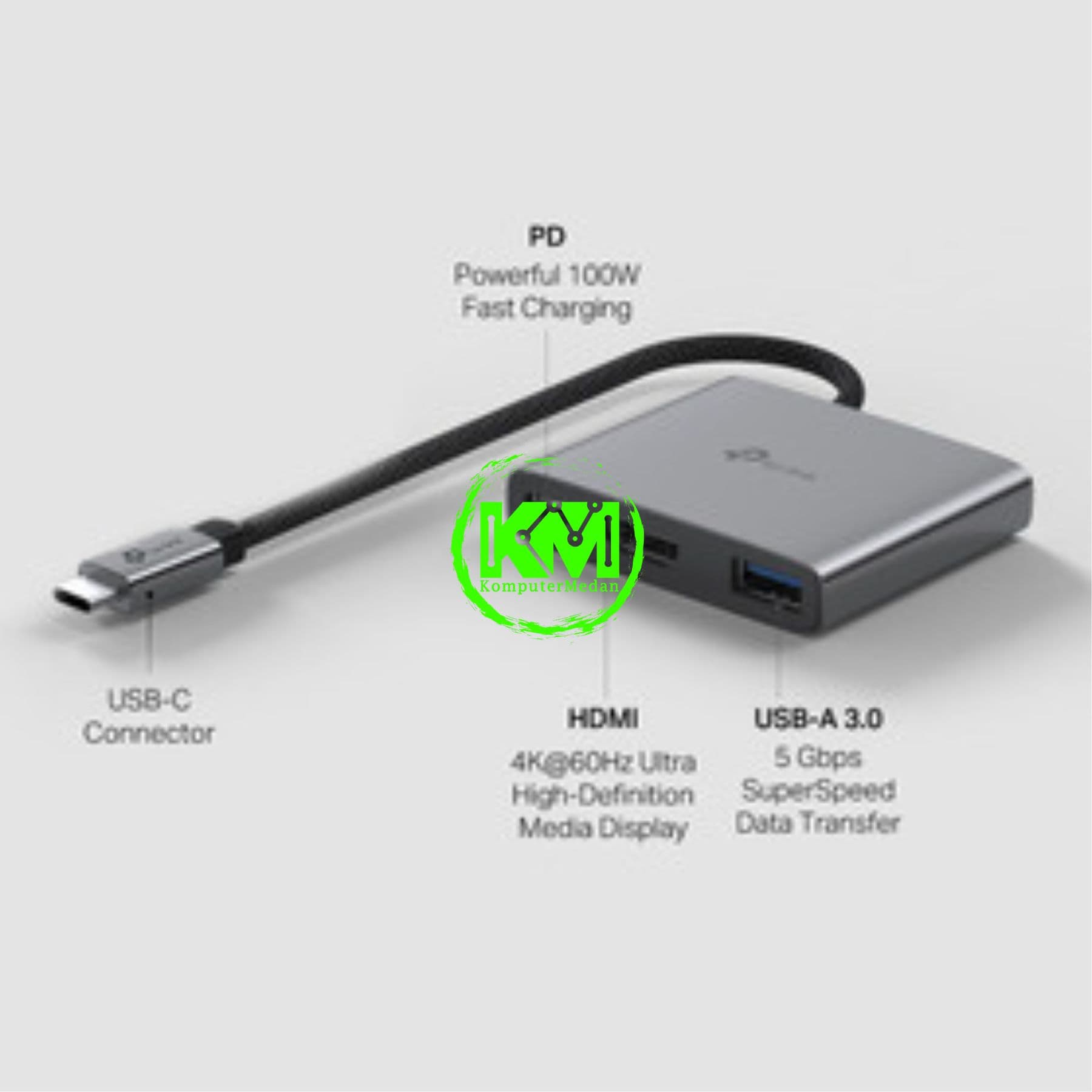 TP-LINK UH3020C USB TYPE-C 3-IN-1 HUB - Image 3