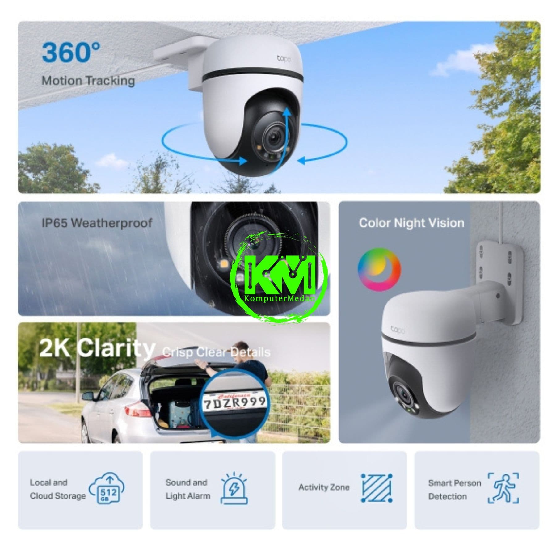 TP-LINK TAPO C510W HOME SECURITY WI-FI CAMERA - Image 4
