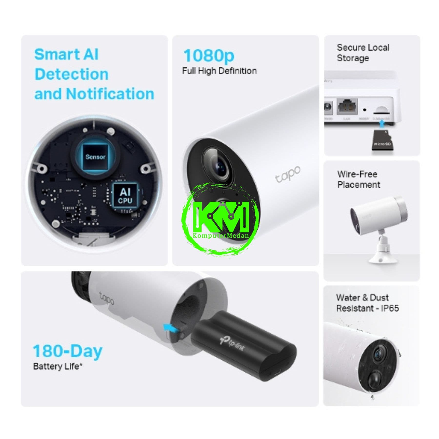 TP-LINK TAPO C400S2 HOME SECURITY WI-FI CAMERA - Image 2