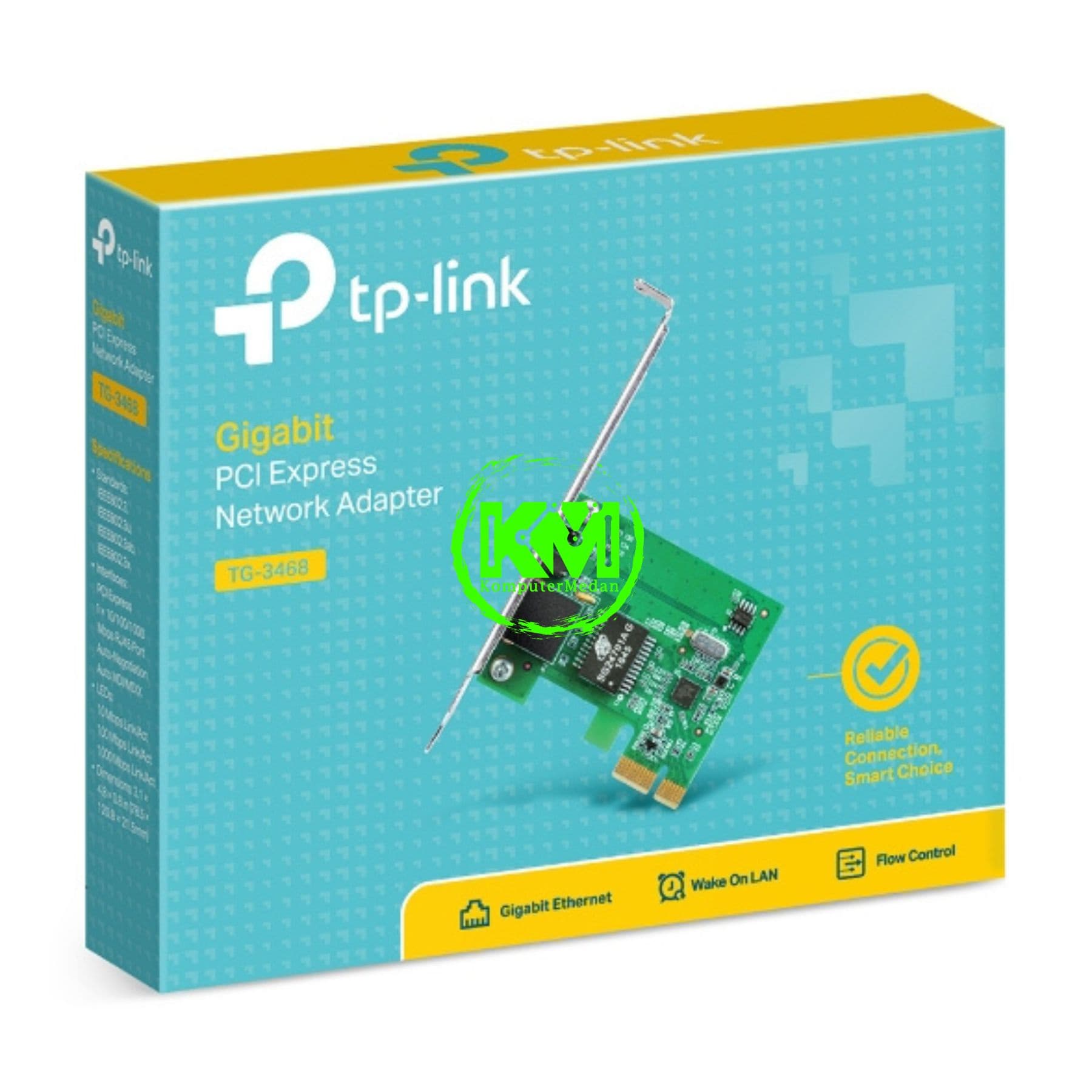 TP-LINK TG-3468 GIGABIT PCI EXPRESS NETWORK ADAPTER - Image 2