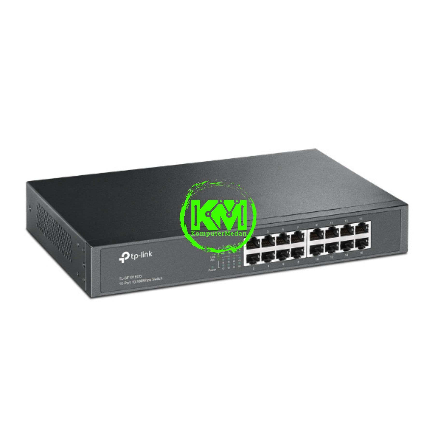 TP-LINK TL-SF1016DS 16-PORT 10/100MBPS DESKTOP/RACKMOUNT SWITCH - Image 2